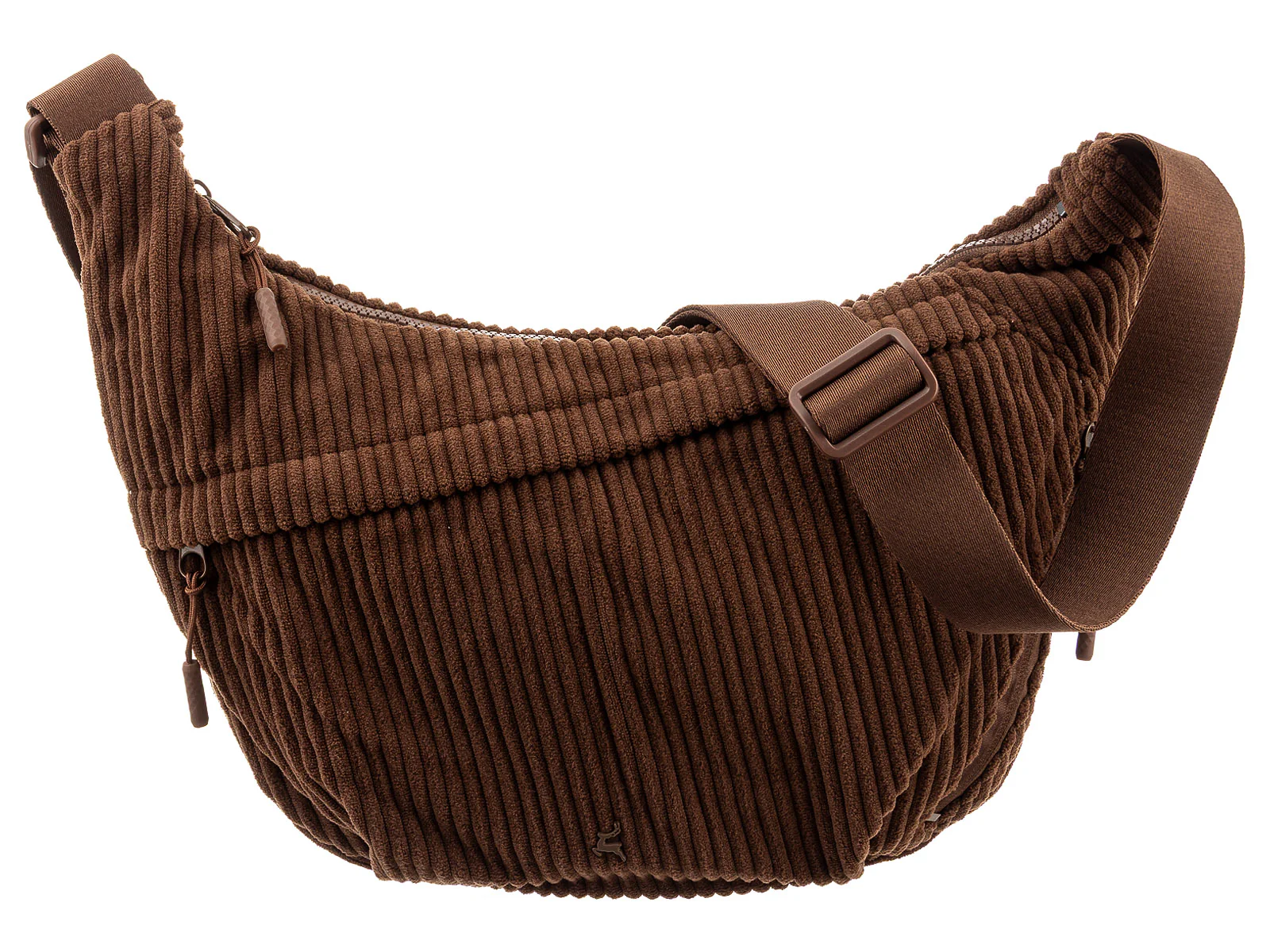 Prato SC08 zeitlose zeitlose Umhängetasche aus Breitcord light beige - Image 4