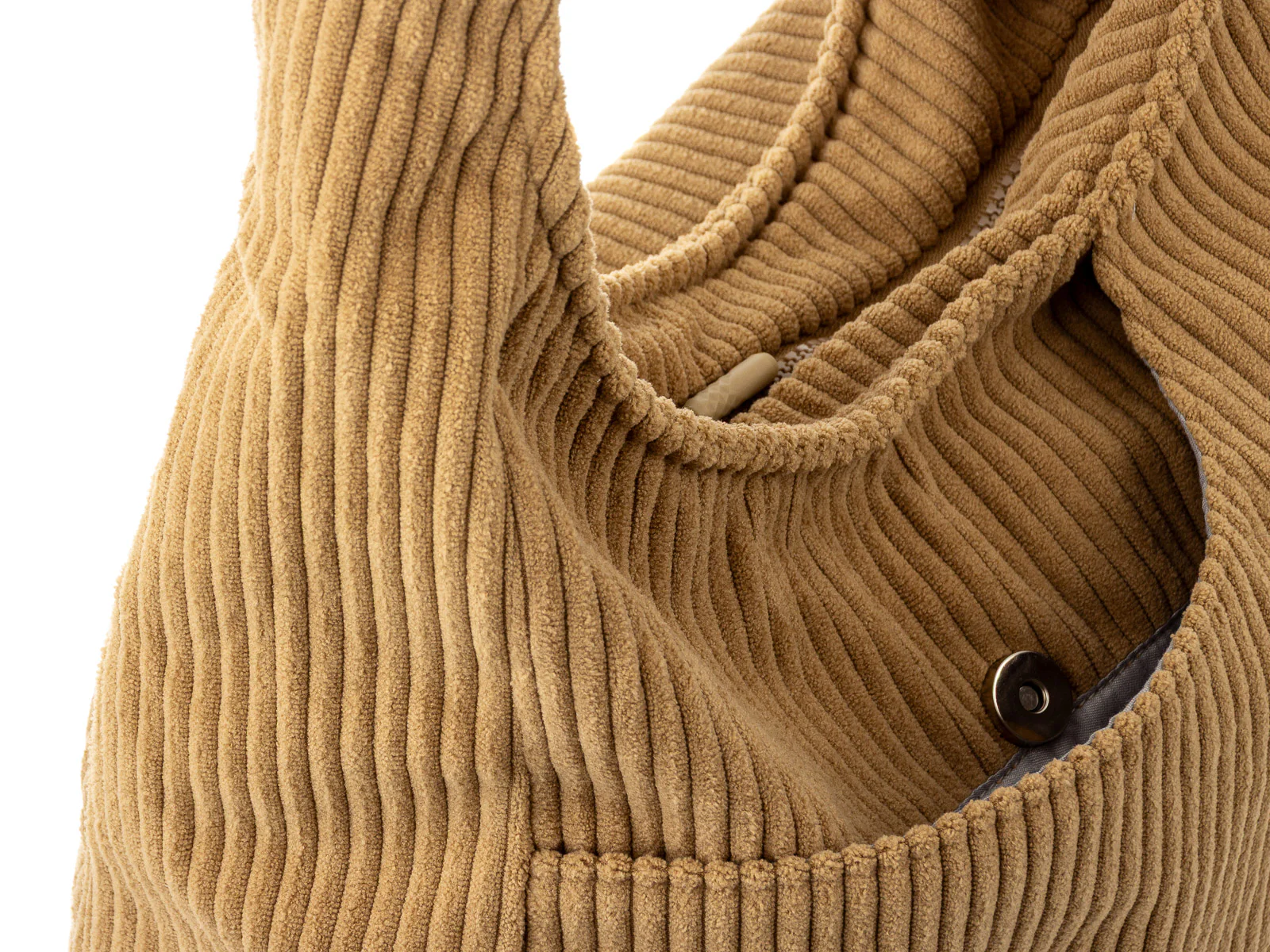 Prato SC12 zeitloser Shopper aus Breitcord Hobobag mocha - Image 21