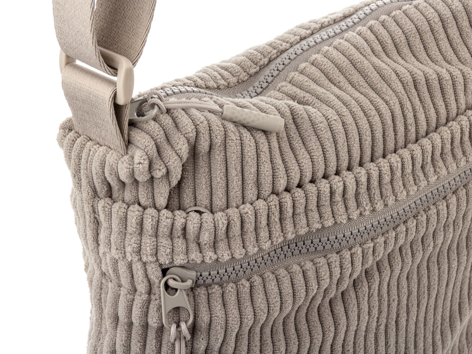 Prato SC16 zeitlose Umhängetasche aus Breitcord light beige - Image 15