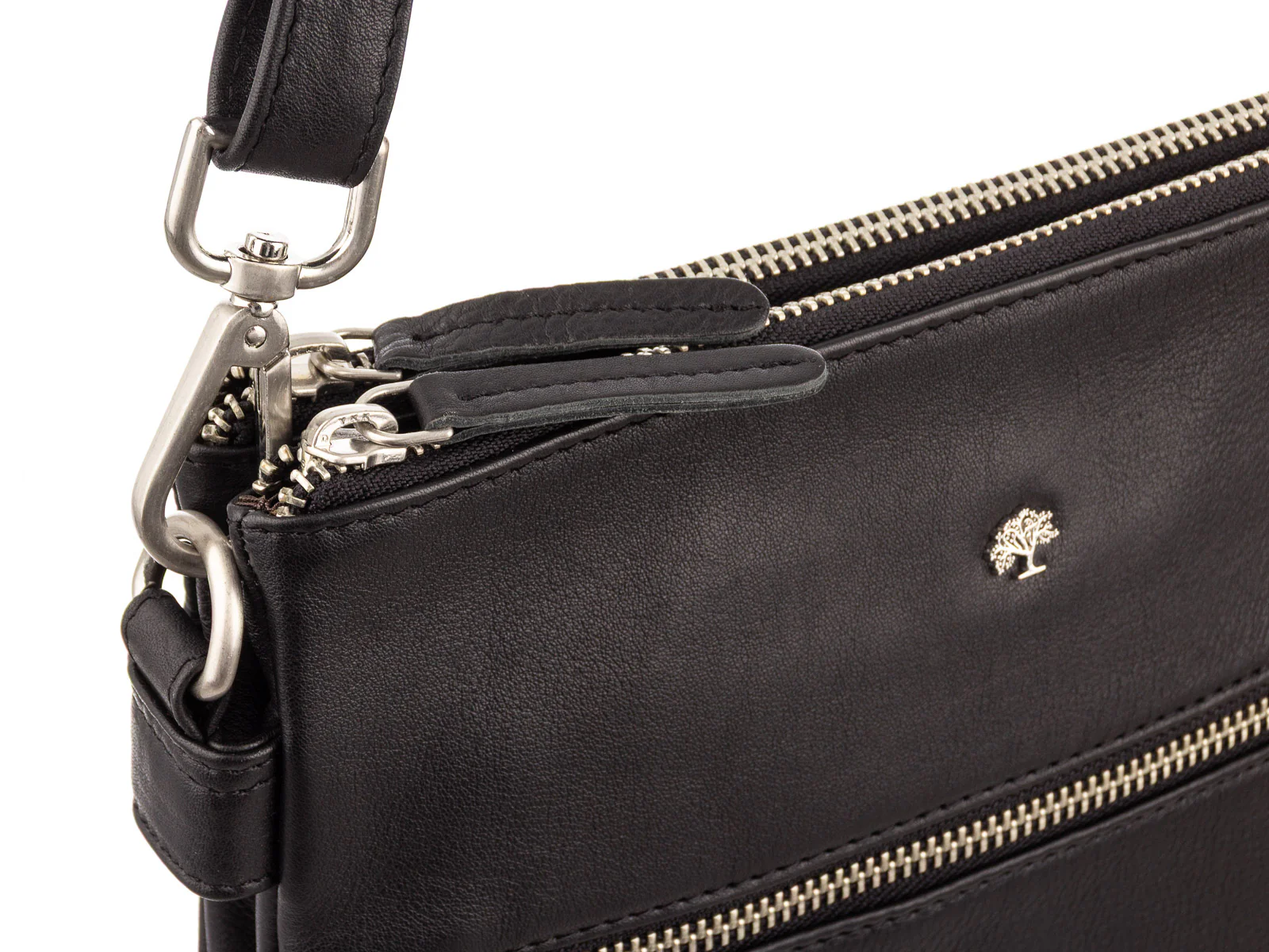 Prato Umhängetasche J168 N Handtasche Damen Rindleder black - Image 6