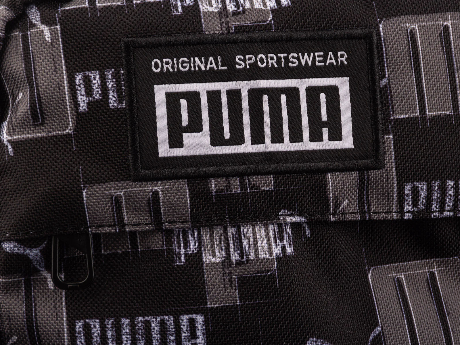 Puma Academy Portable Umhängetasche 079135 puma black logo aop - Image 6