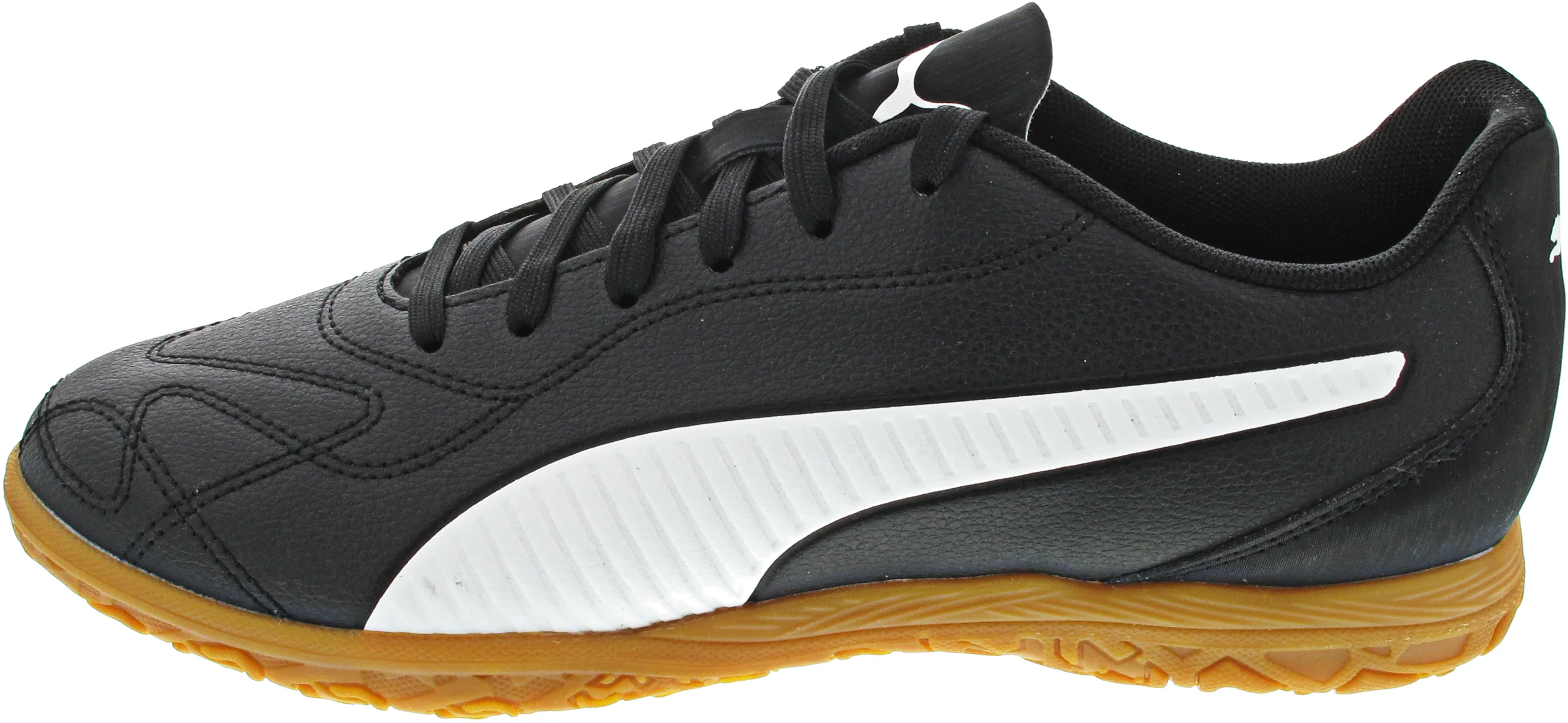 Puma Monarch II IT Fußballschuh Halle Schwarz - Image 3