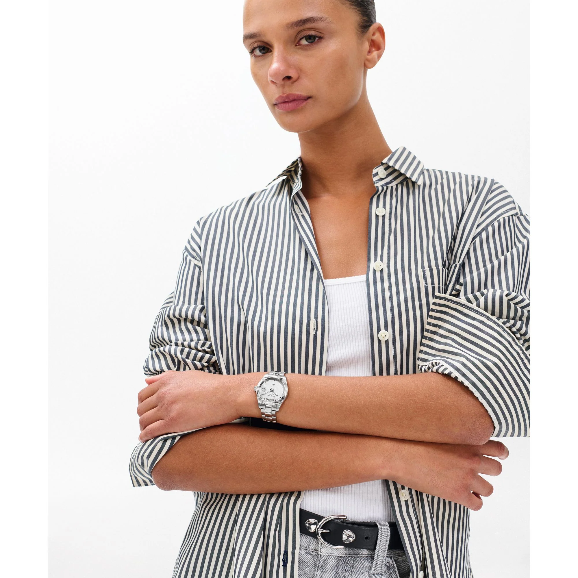 rag & bone Damen Analog Quarz Uhr Armbanduhr Lex Day Date RBL250000 Edelstahl - Image 14