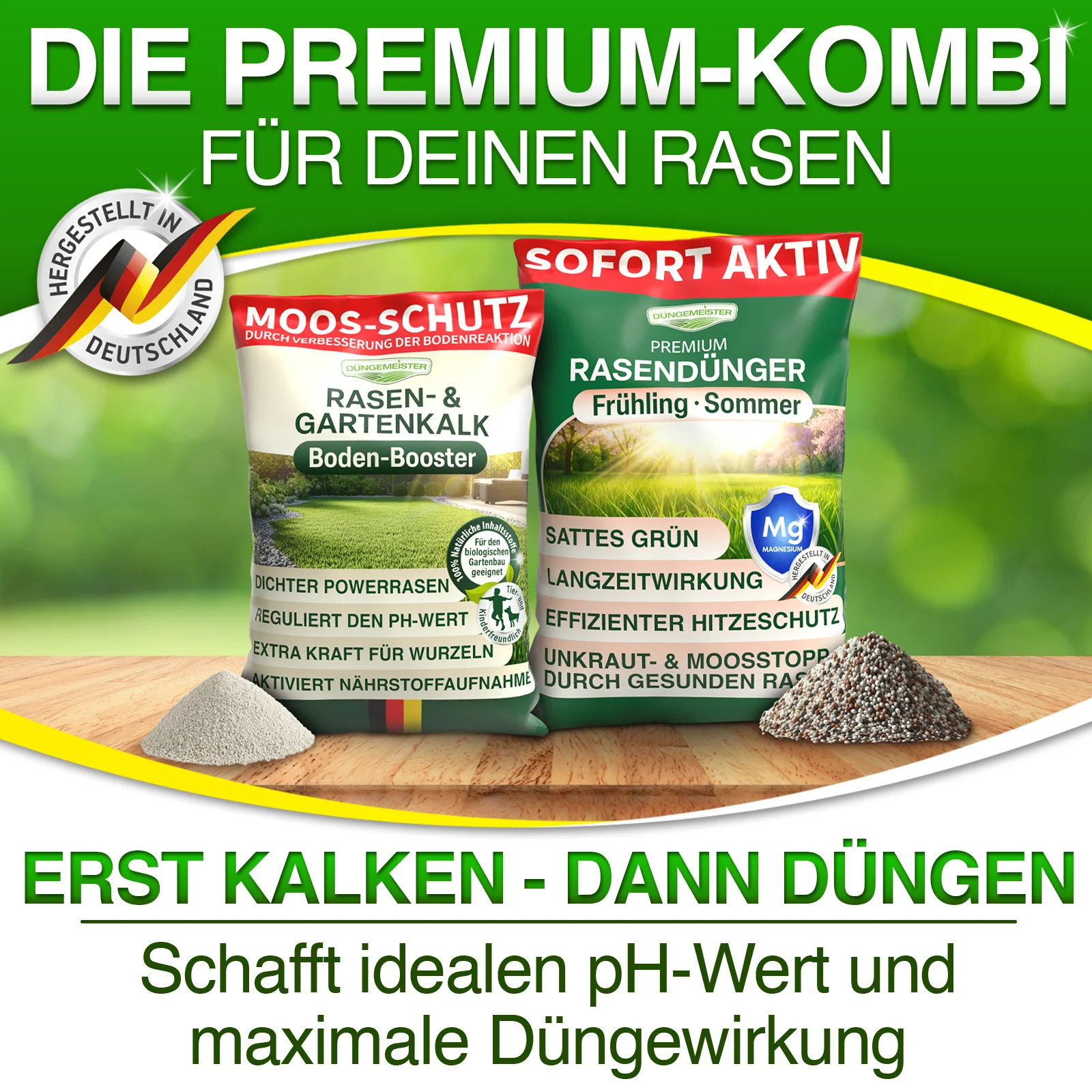 Rasenkalk 30 kg – hochwertiger Rasen- & Gartenkalk zur pH-Optimierung und Bodenverbesserung - Image 7