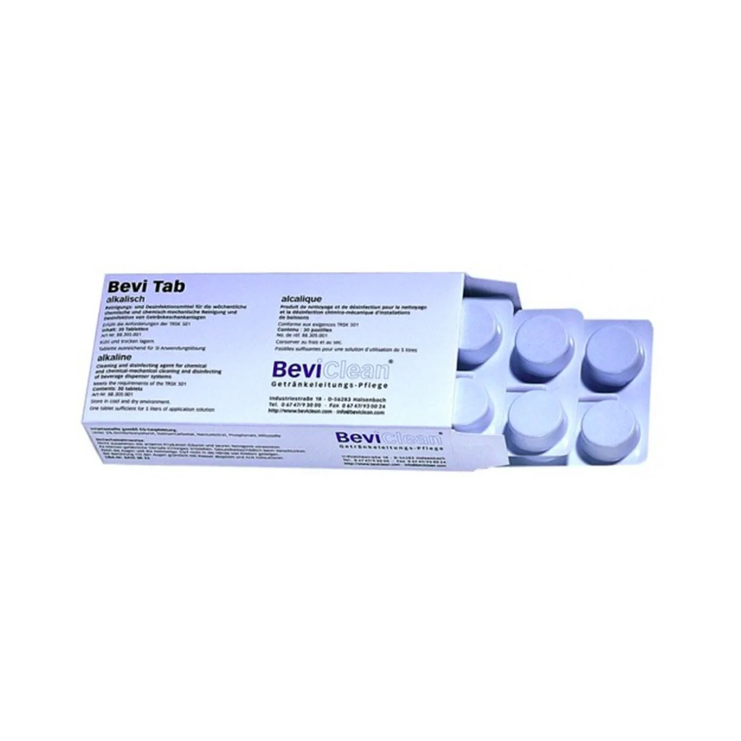 Reinigungsmittel - Bevi Tab, alkalisch, 30 Tabletten