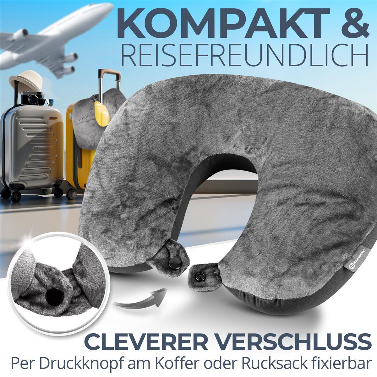 Reisekissen Nackenkissen Stützkissen Reise 2in1 - Image 3