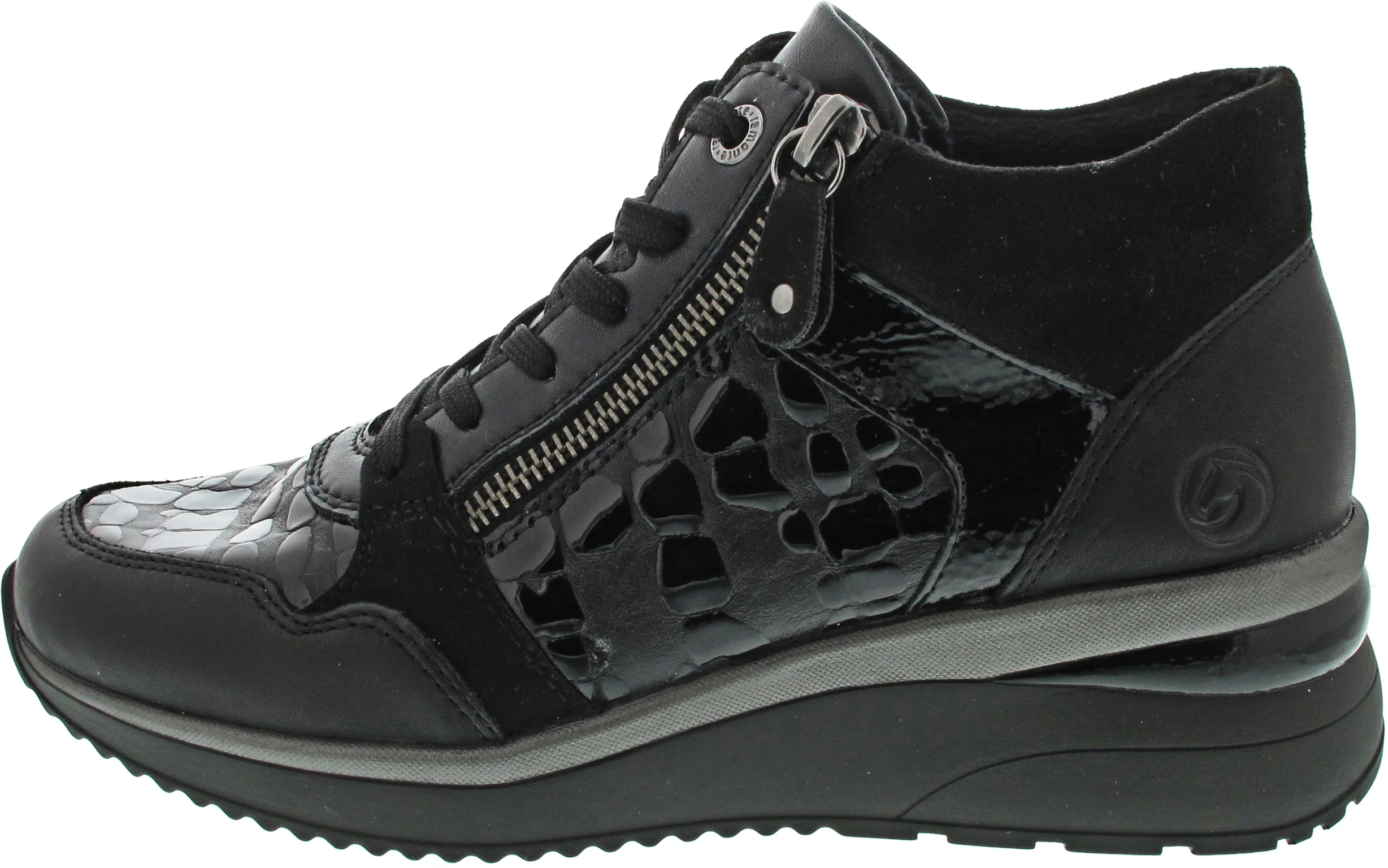 Remonte Schnürstiefelette Schwarz - Image 2