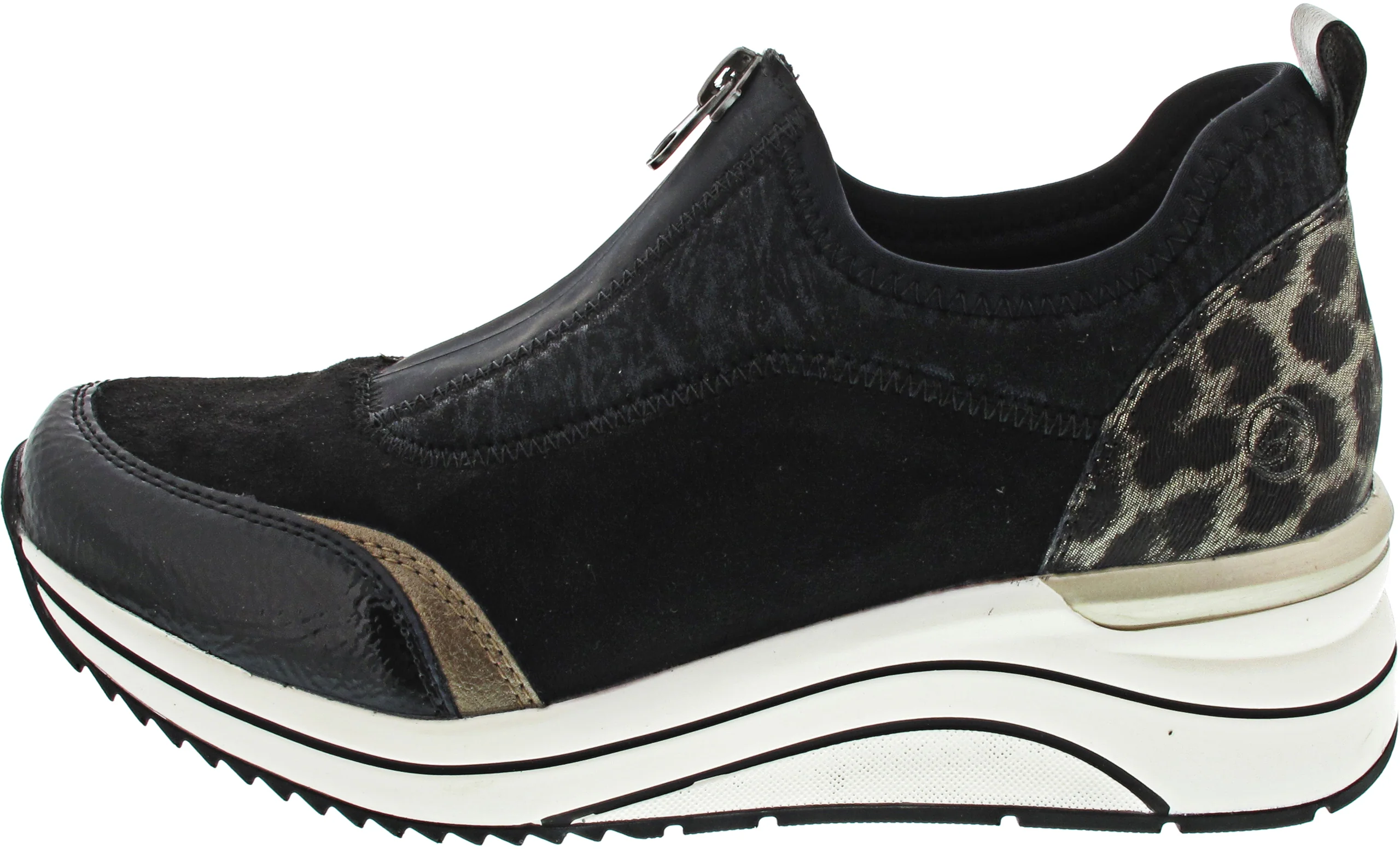 Remonte Slipper Schwarz