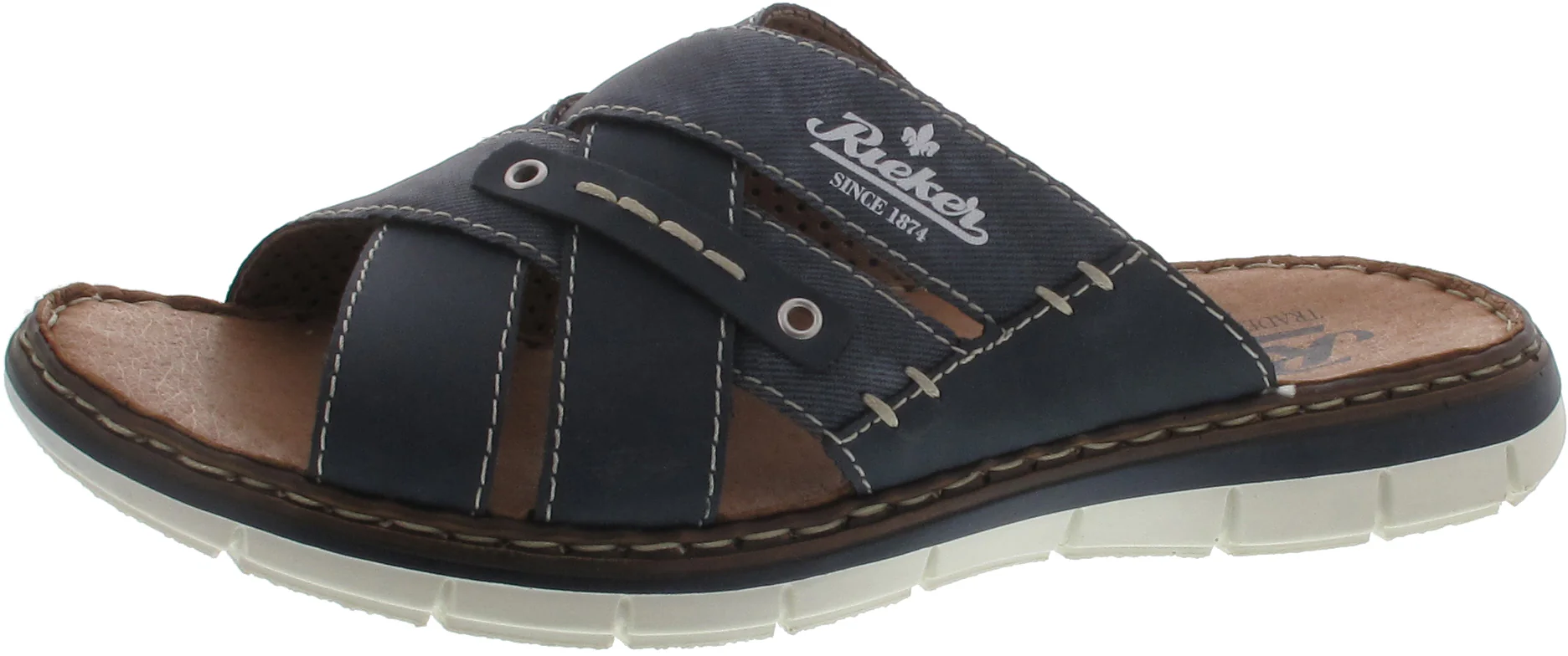 Rieker Herren Pantolette blau - Image 4