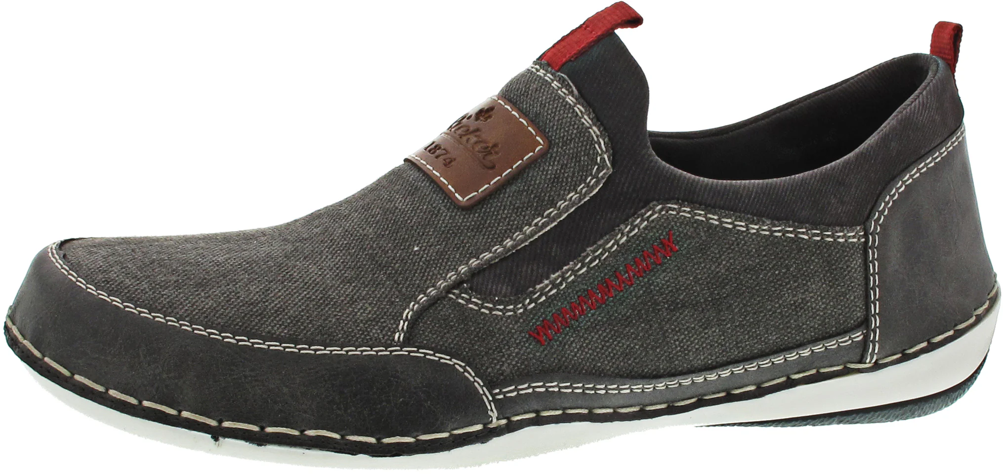 Rieker Herren Slipper grau - Image 7