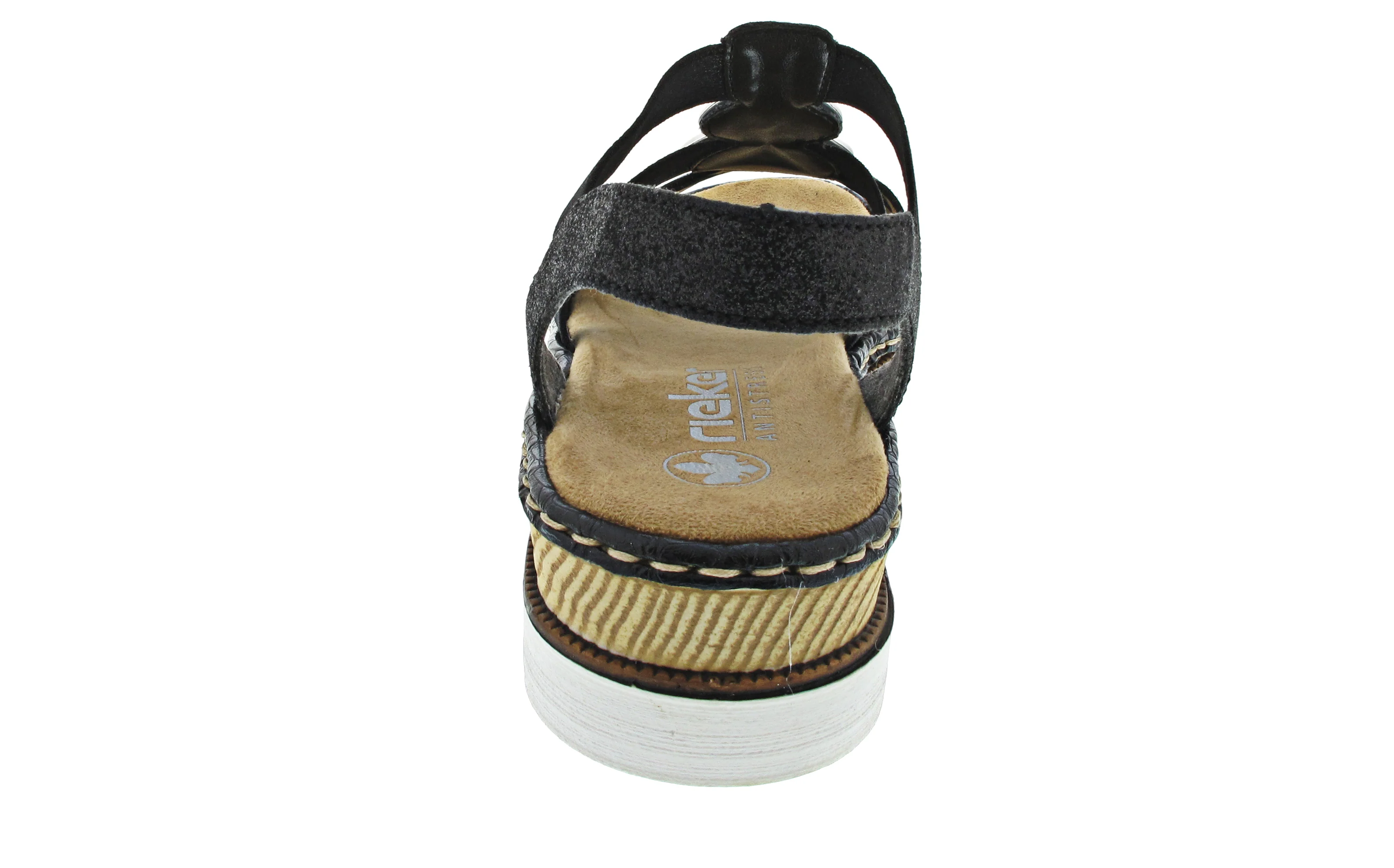 Rieker Keilsandalette Schwarz - Image 2