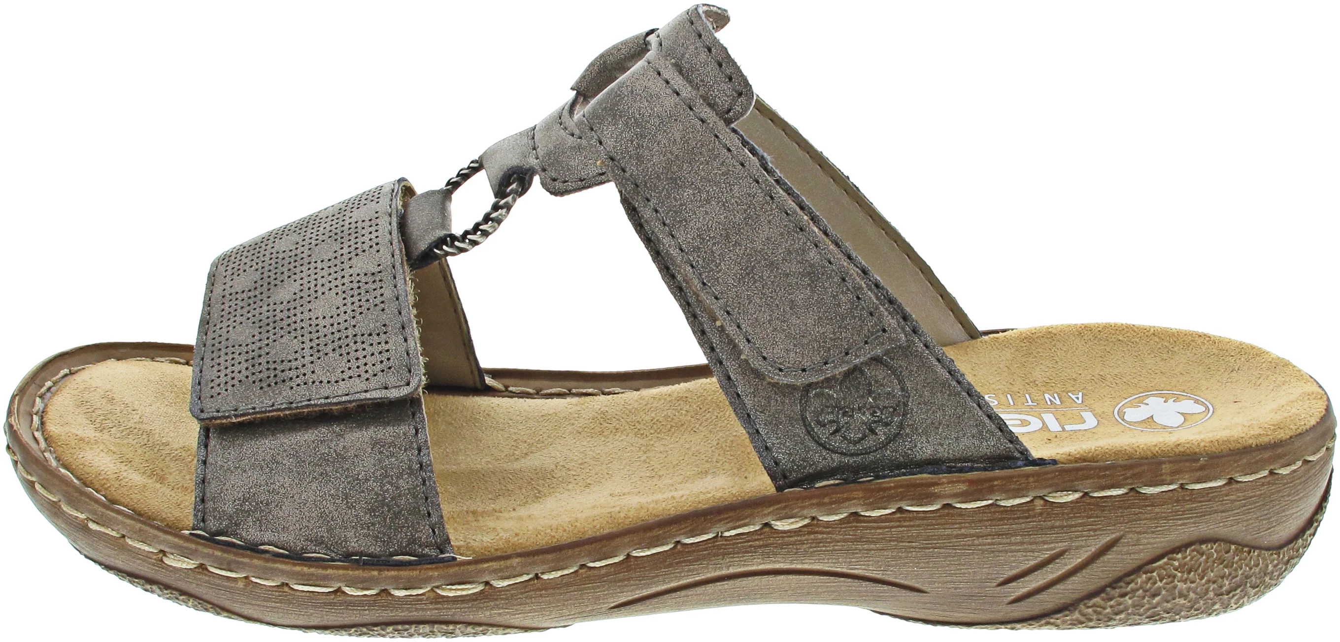 Rieker Pantolette Grau