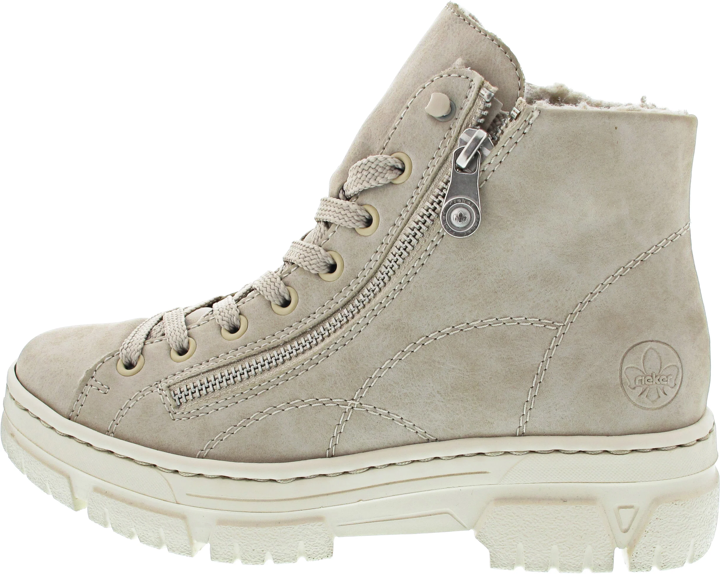 Rieker Schnürstiefel Beige - Image 4