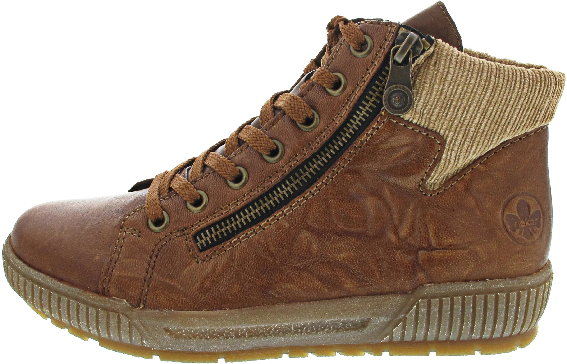 Rieker Schnürstiefel Braun