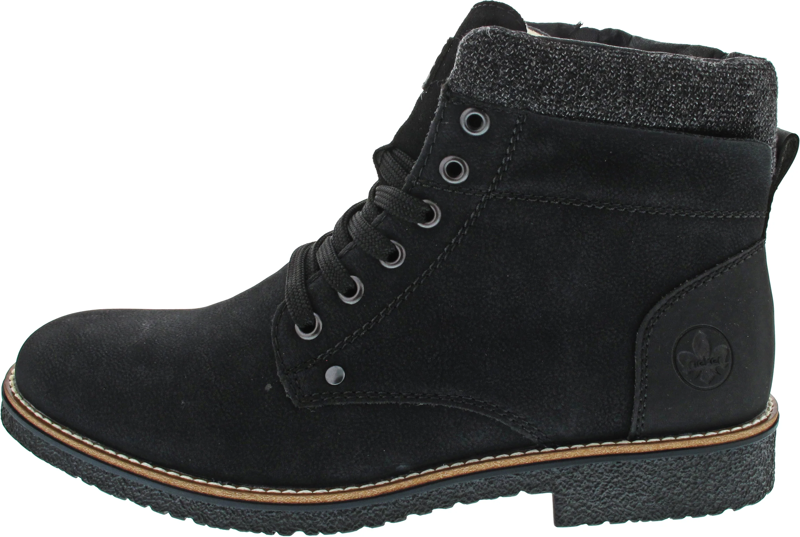 Rieker Schnürstiefel Schwarz - Image 3
