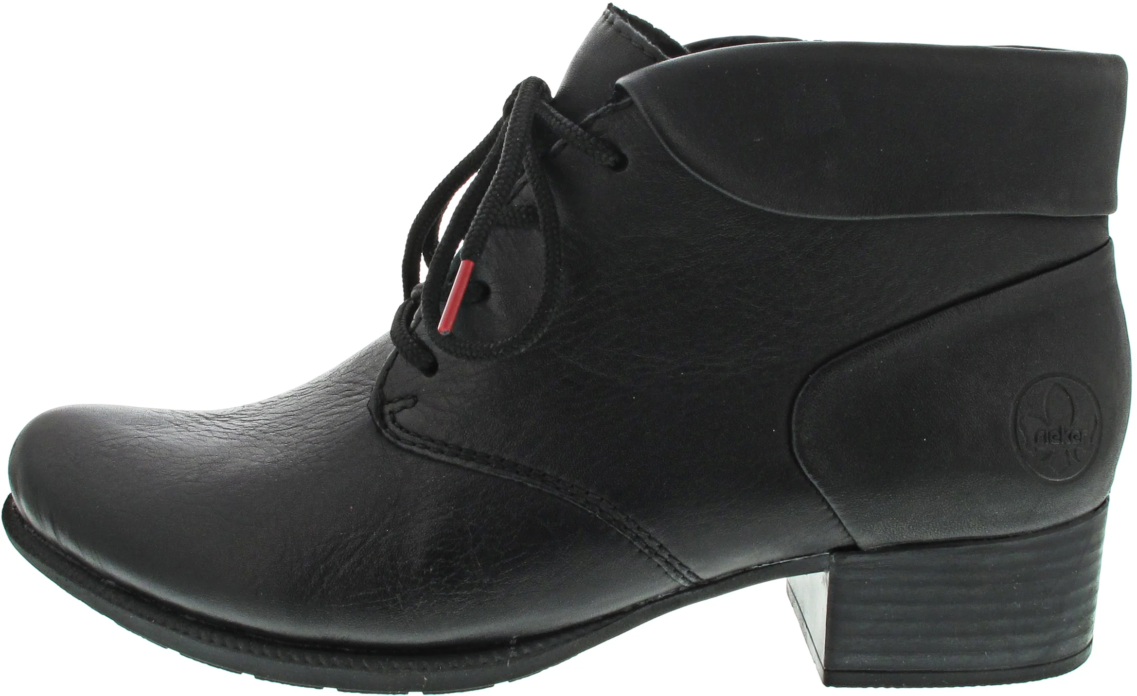 Rieker Schnürstiefelette Schwarz - Image 2