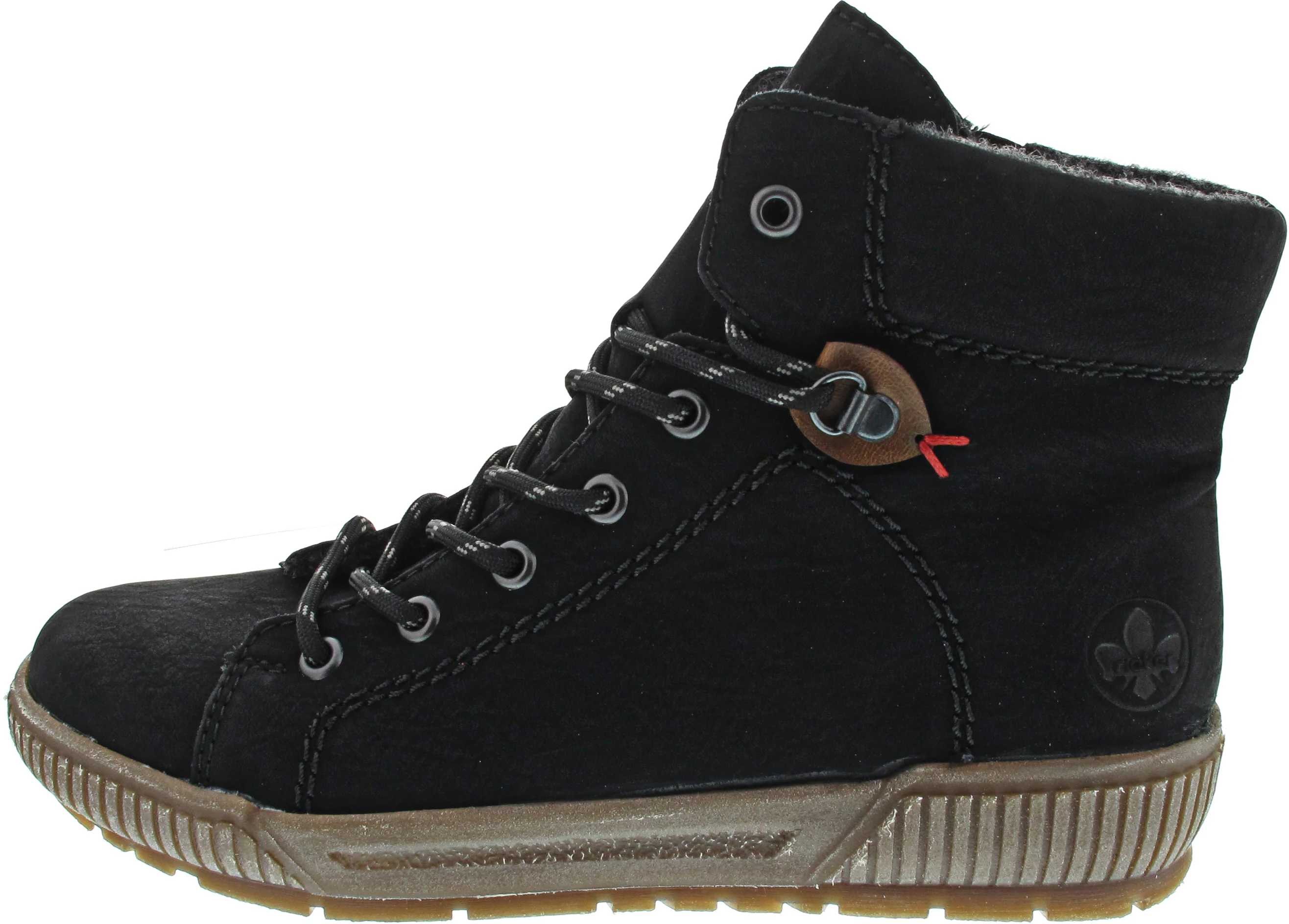 Rieker Schnürstiefelette Schwarz - Image 2
