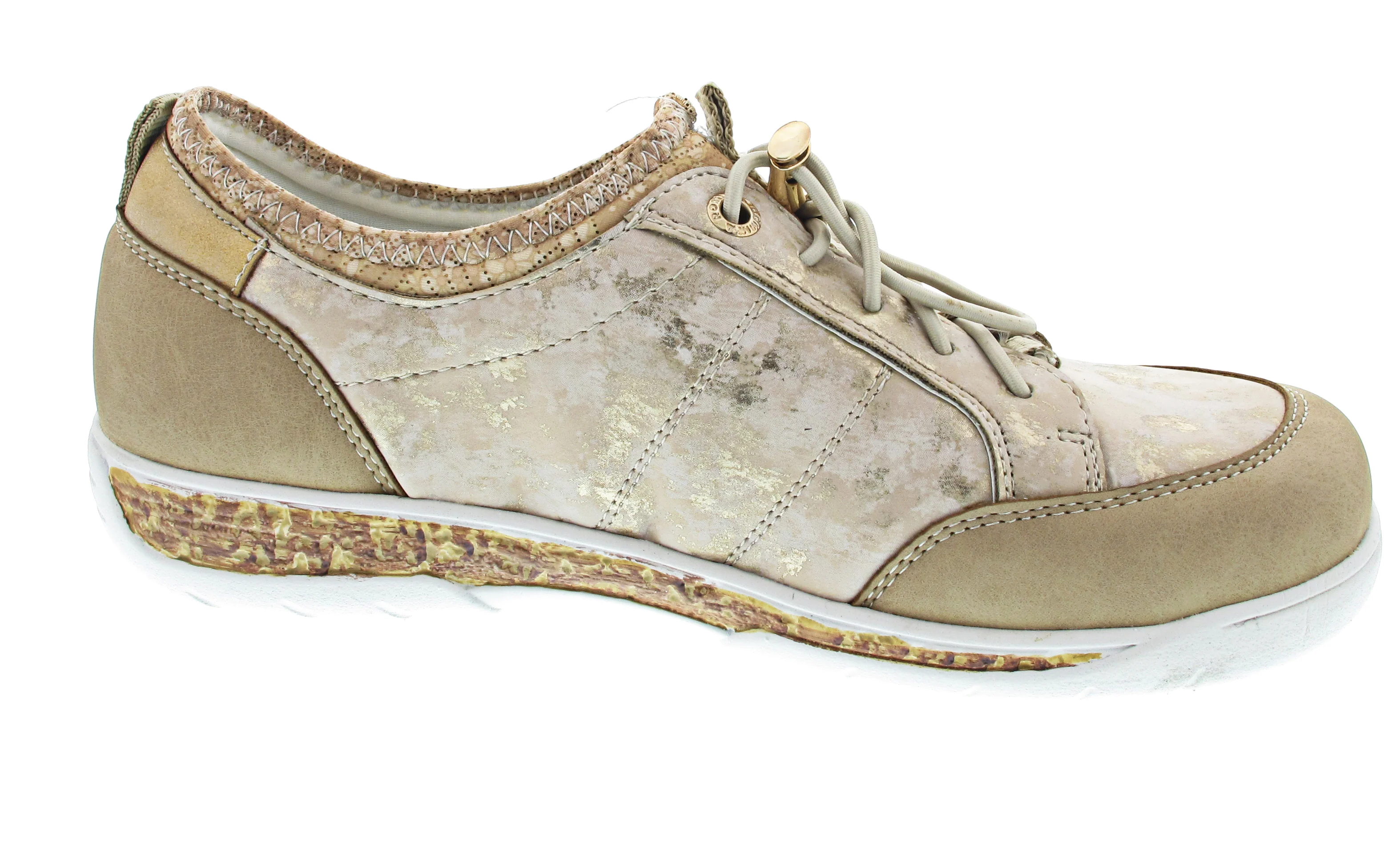 Romika sportlicher Schnürer Beige - Image 8