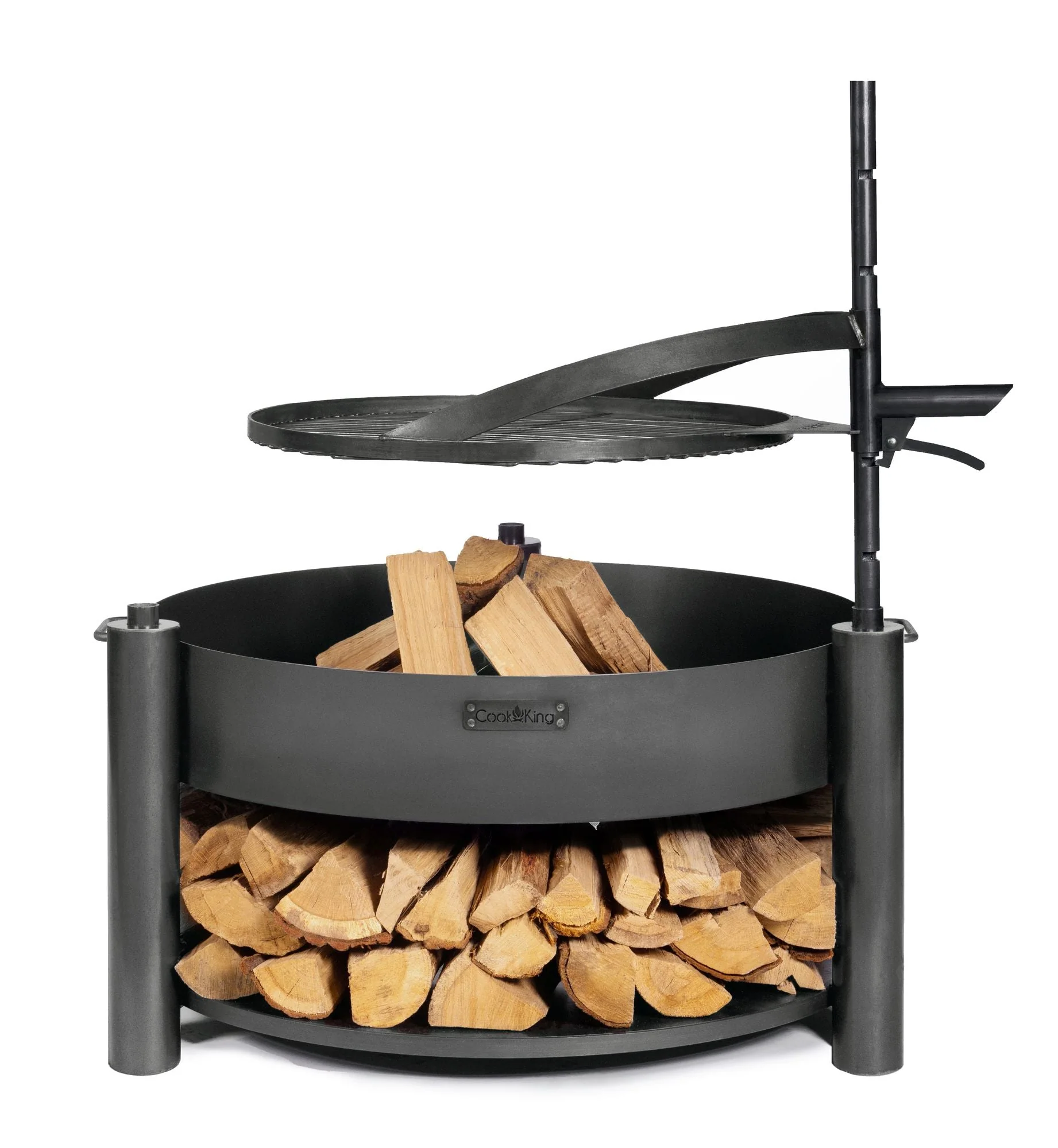 Rost aus natürlichem Stahl 60 cm mit einem Griff für Feuerschale "BANDITO" und "MONTANA X" - Image 2