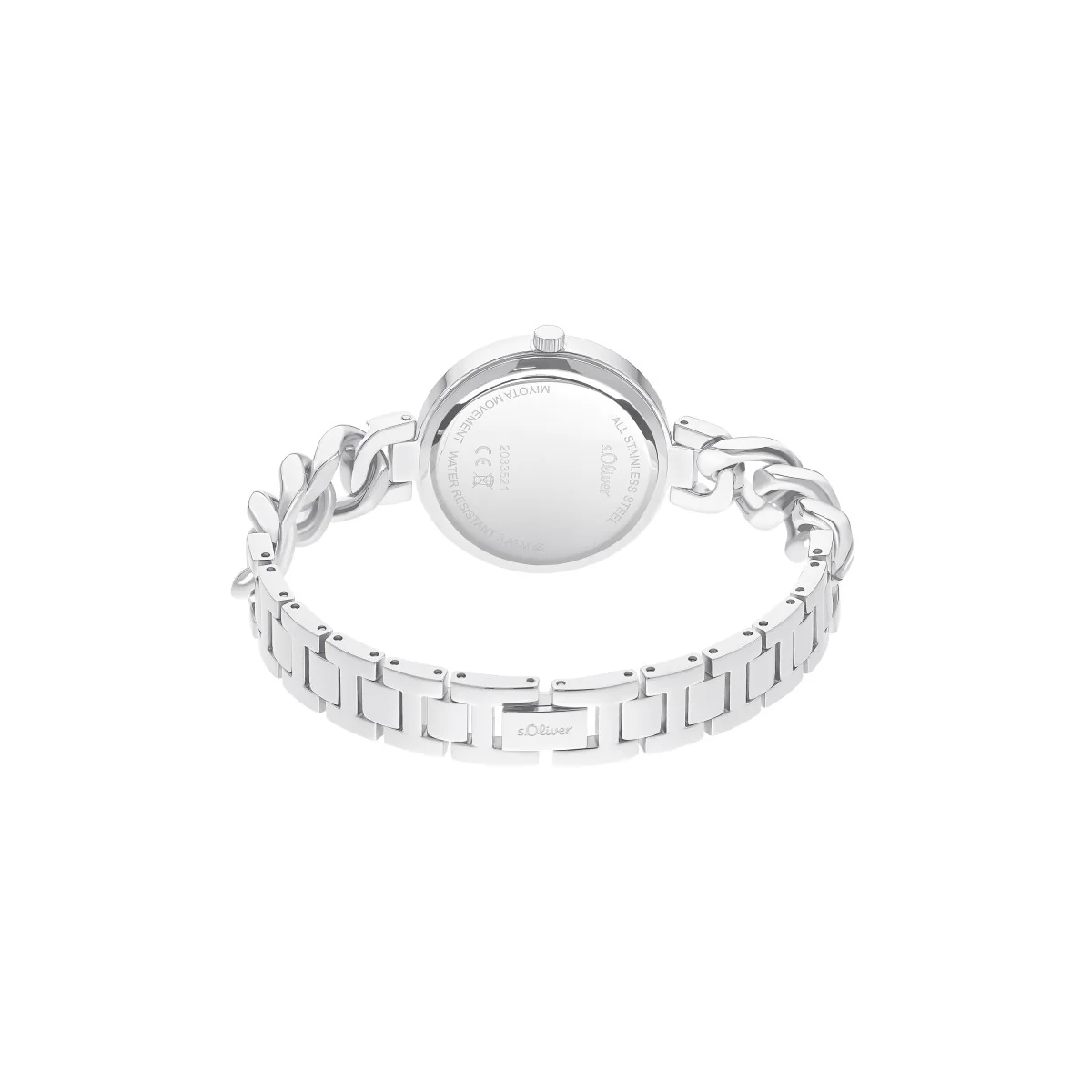 s.Oliver Damen Uhr Armbanduhr Edelstahl silber 2033521 - Image 2