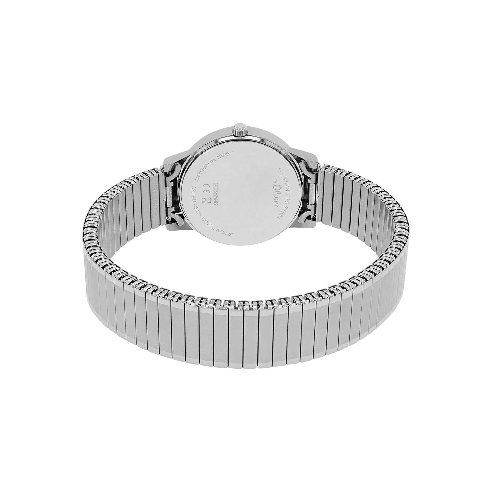 s.Oliver Damen Uhr Armbanduhr Edelstahl silber 2038596 - Image 2