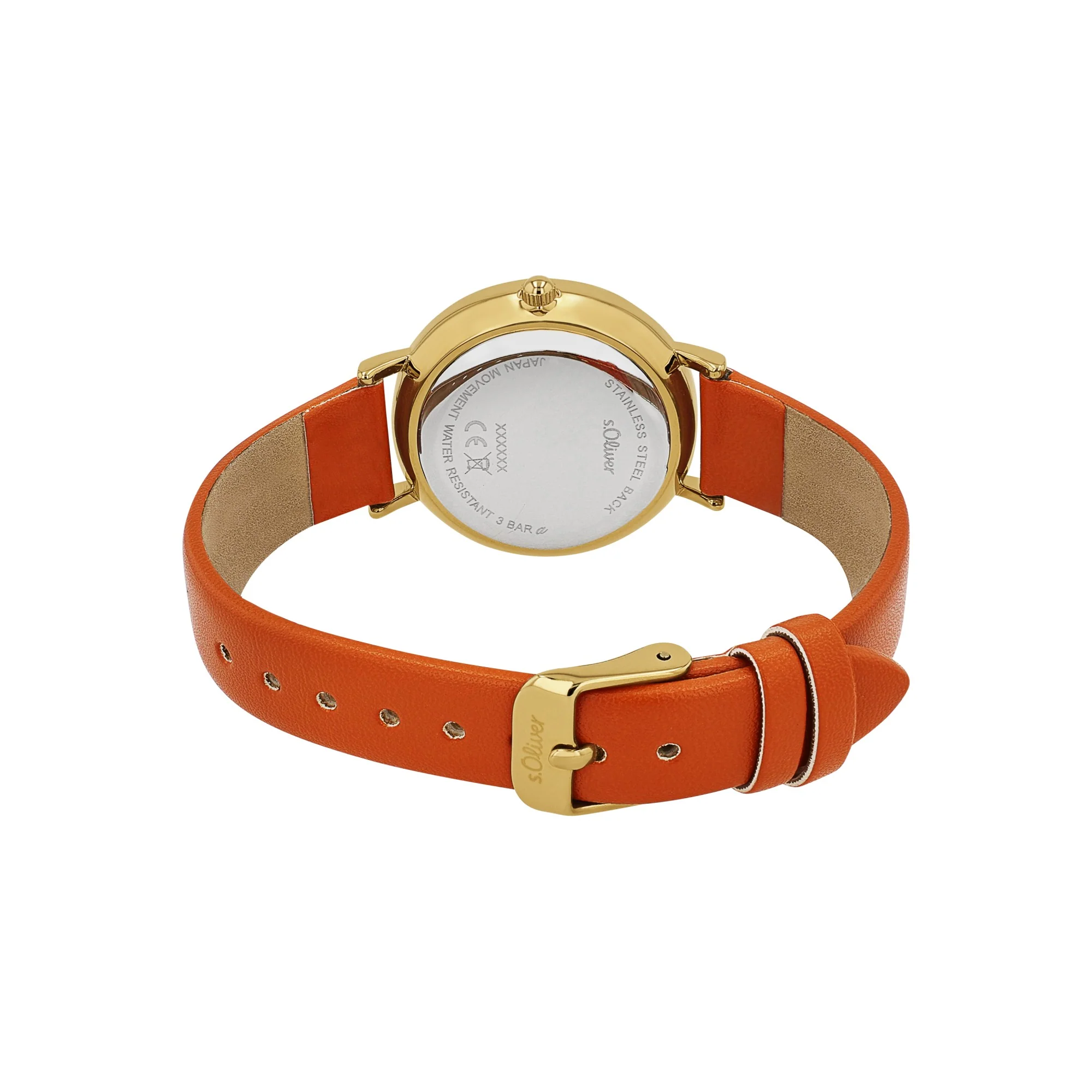 s.Oliver Damen Uhr Armbanduhr Leder 2040119 - Image 2