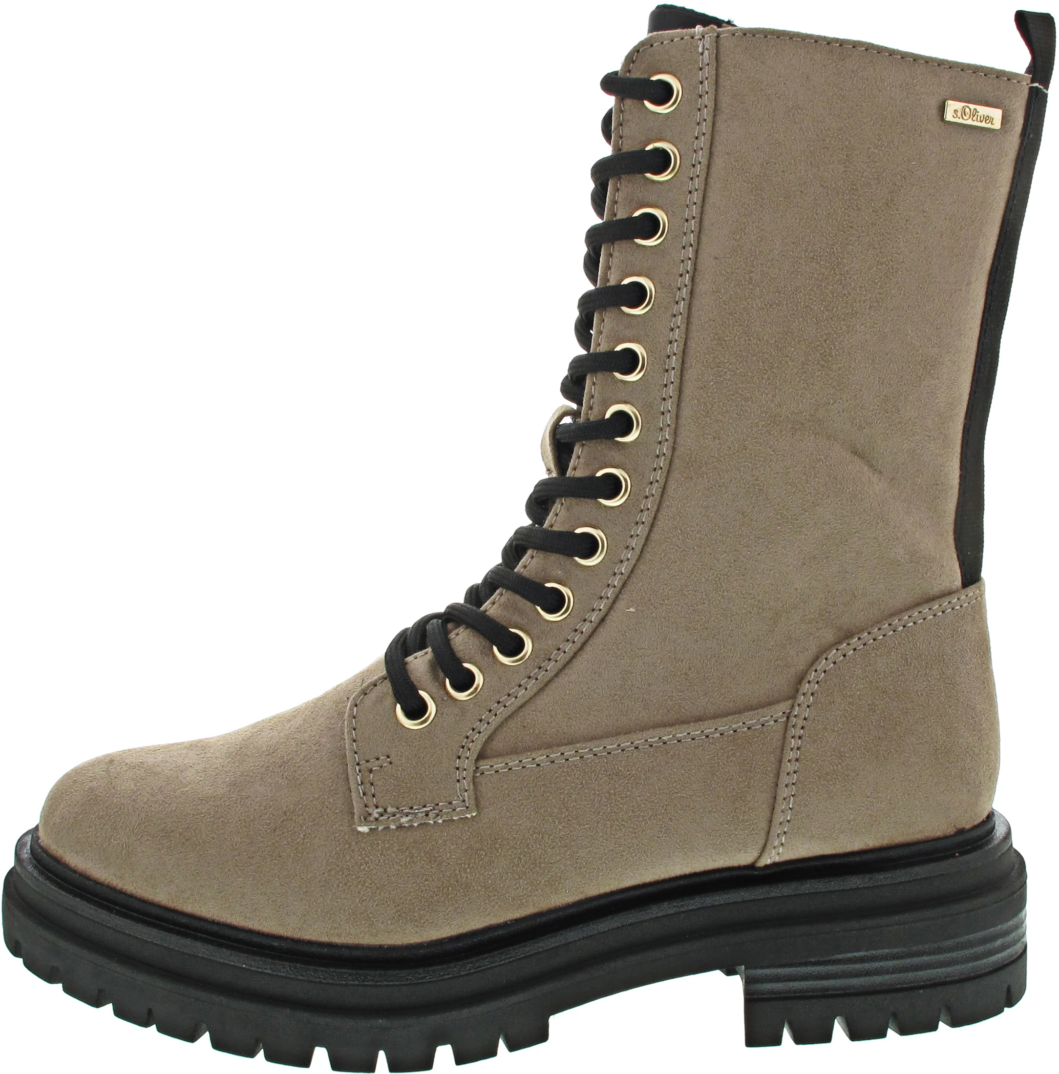 S.Oliver Schnürstiefel Beige