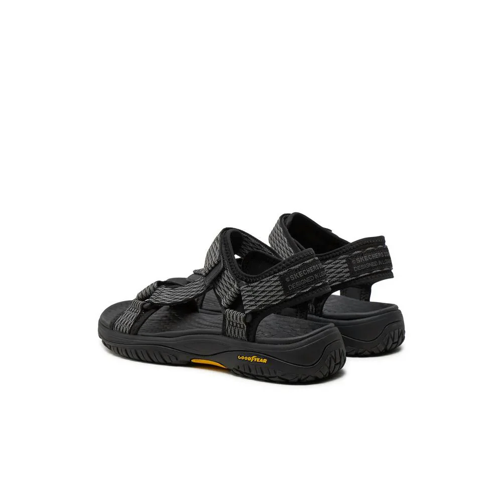 Sandálias Mann Skechers Relaxed Fit: Lomell Rip Tide Schwarz - Image 10
