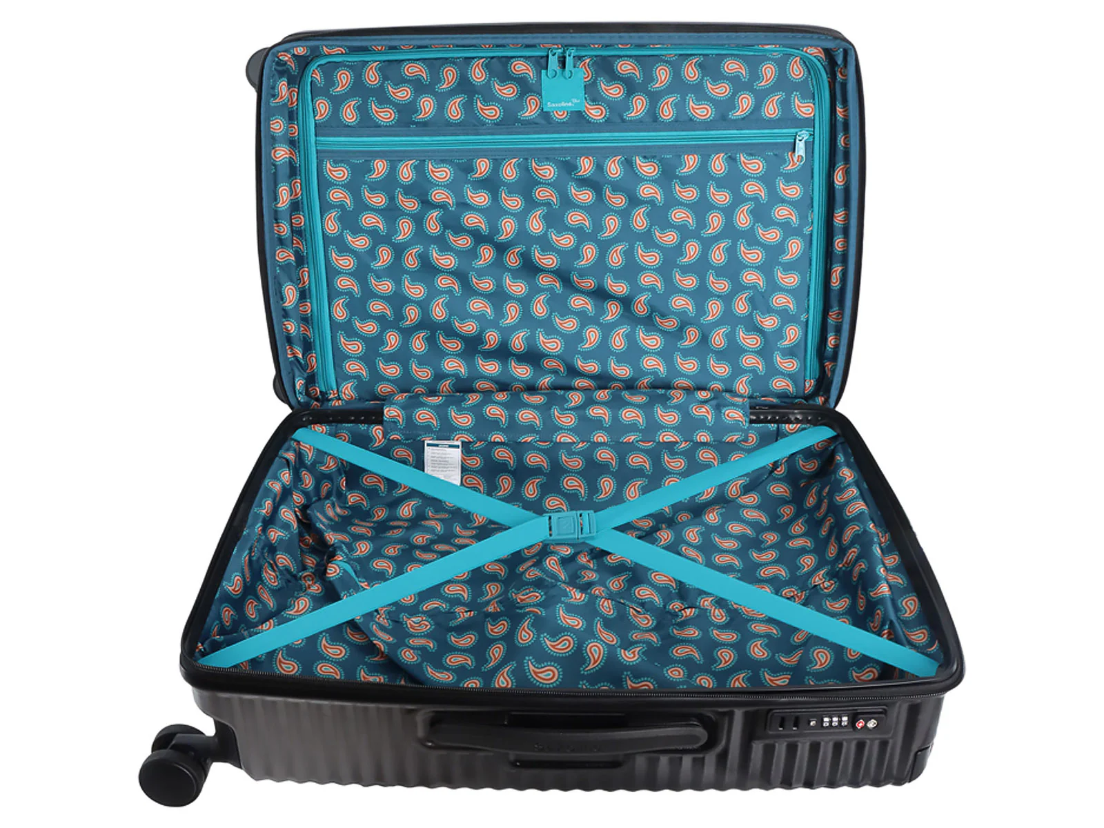 Saxoline SX Blue Elite Trolley TSA Zahlenschloss Spinner 66 cm pink gradient - Image 30