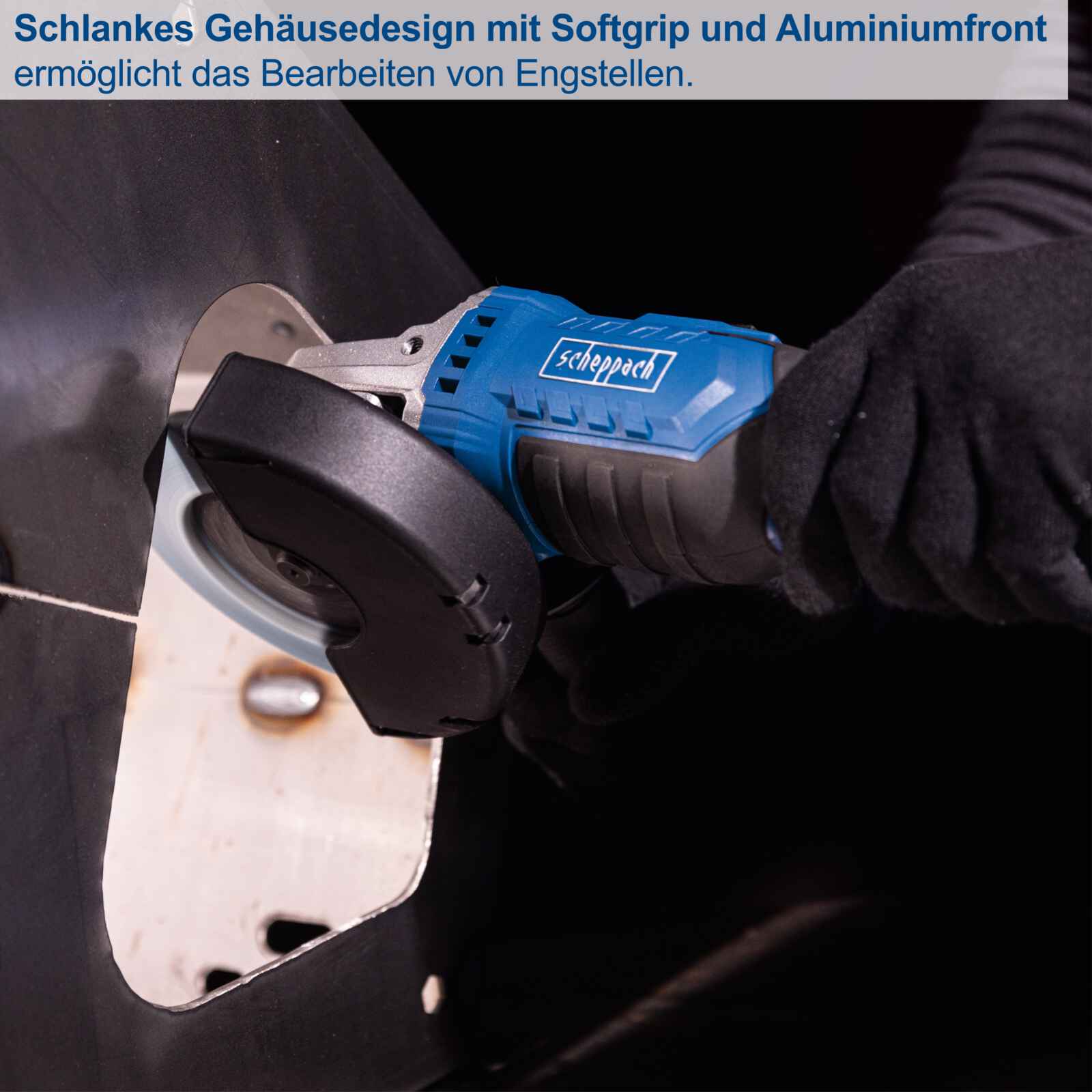 Scheppach Akku-Winkelschleifer C-AG125-X | 125 mm | Softstart | 20V IXES - Image 7