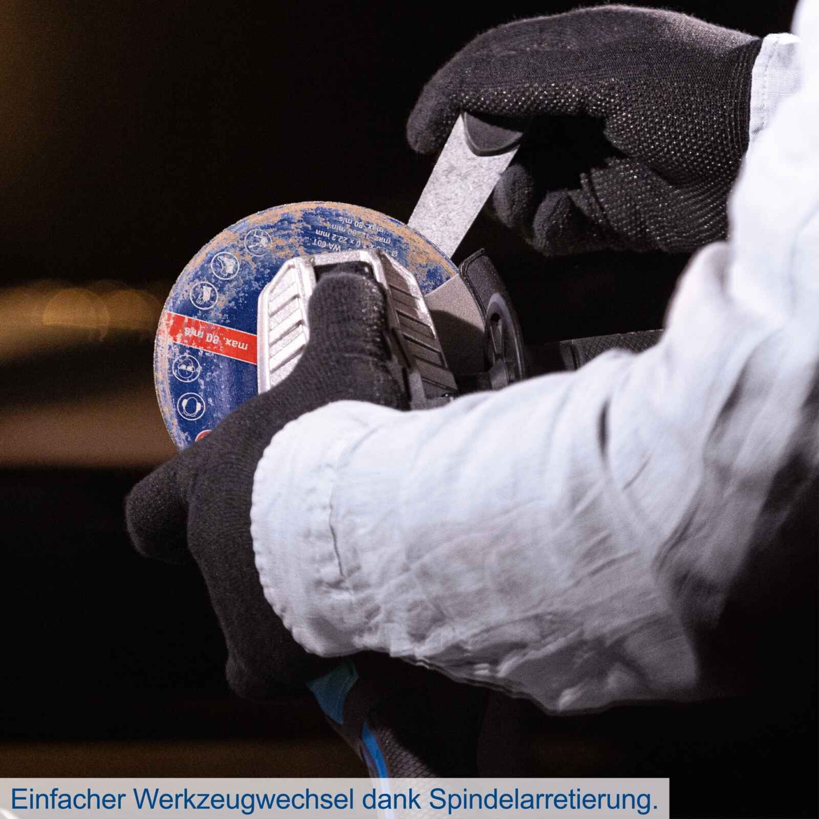 Scheppach Akku-Winkelschleifer C-AG125-X | 125 mm | Softstart | 20V IXES - Image 9