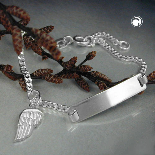 Schildband für Kinder, Silber 925 - Image 2