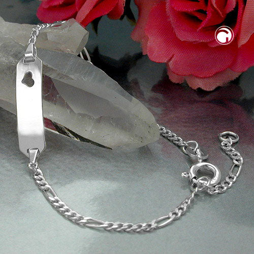 Schildband für Kinder, Silber 925