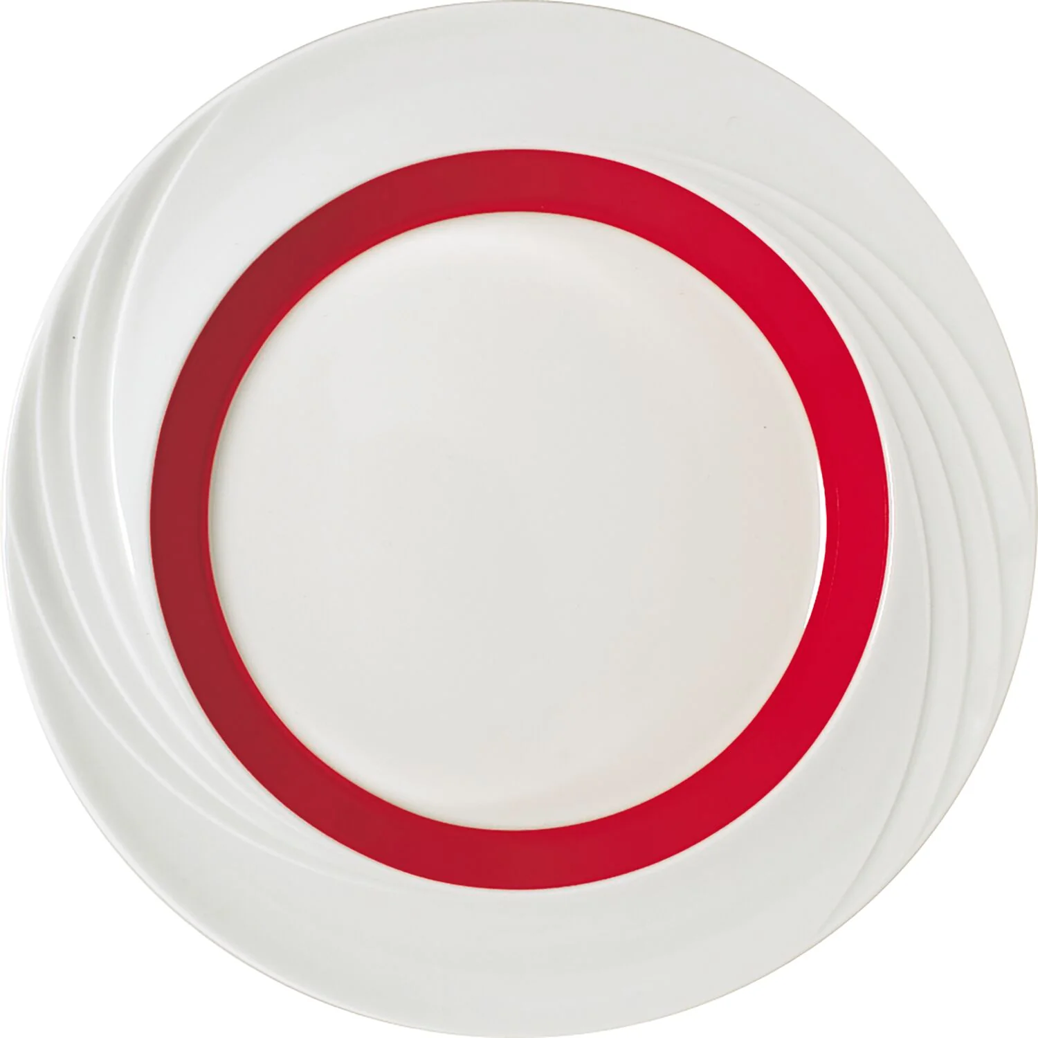 SCHÖNWALD Donna Senior Teller flach, Fahne, ø 241 mm, rot