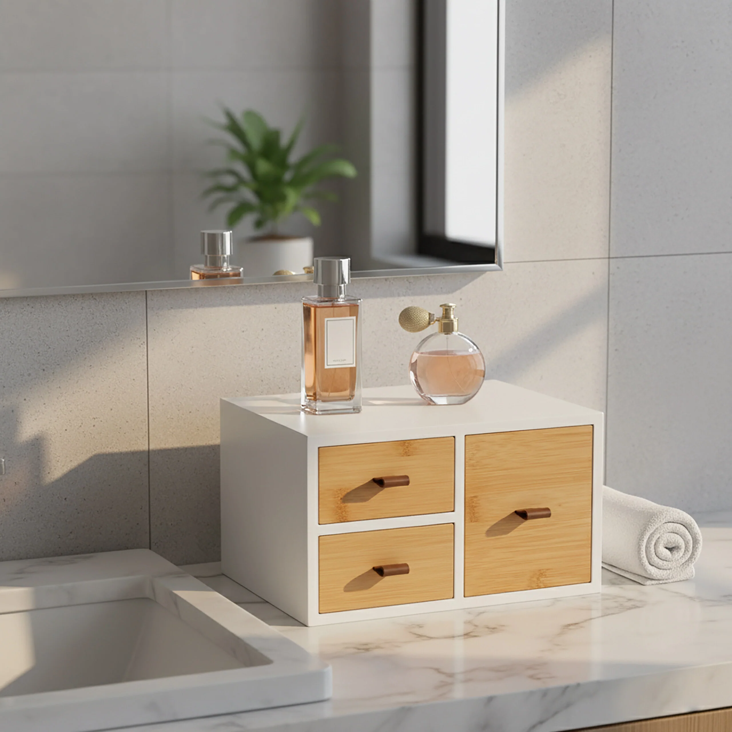 Schubladenbox Bambus mit Schlaufen - Image 7