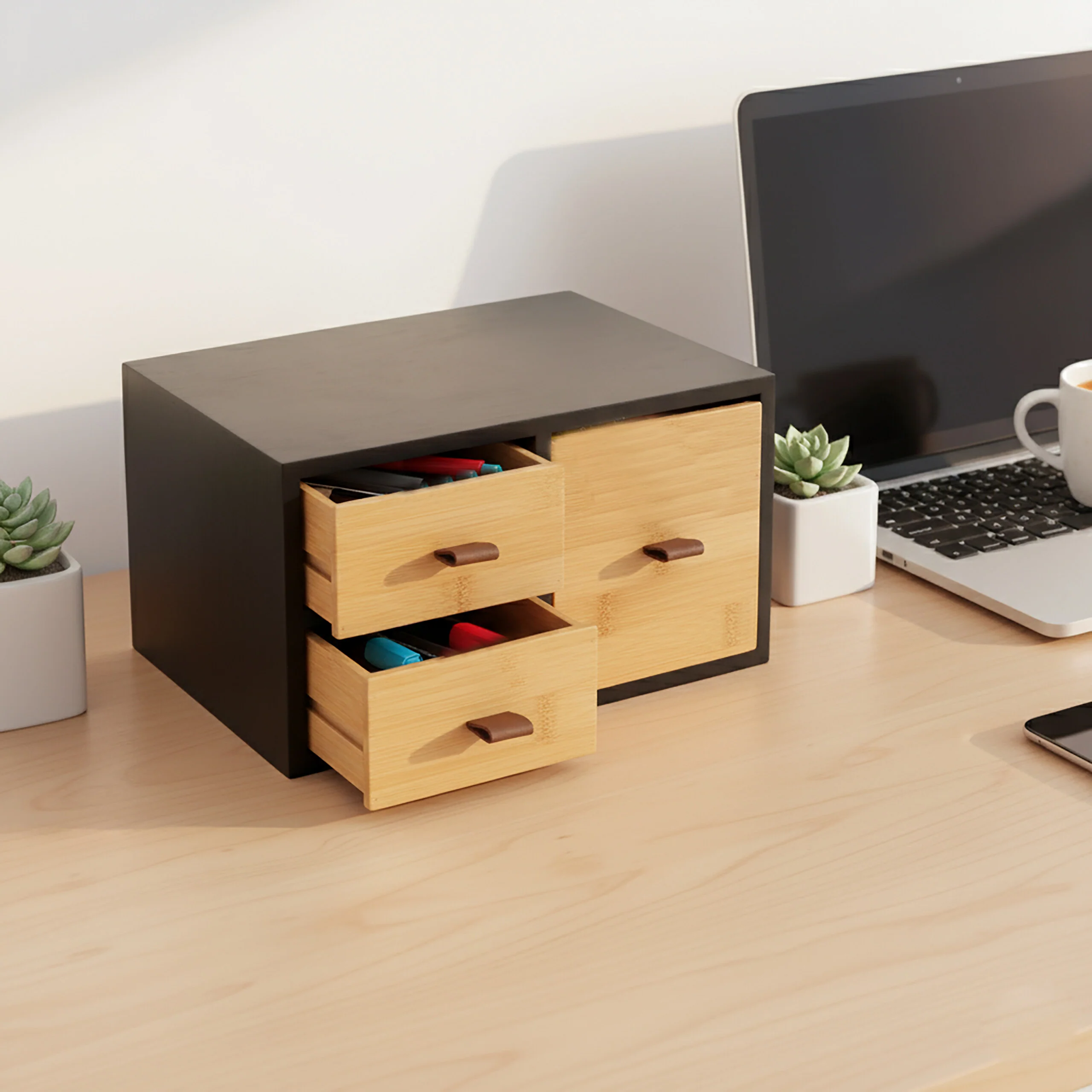 Schubladenbox Bambus mit Schlaufen - Image 9