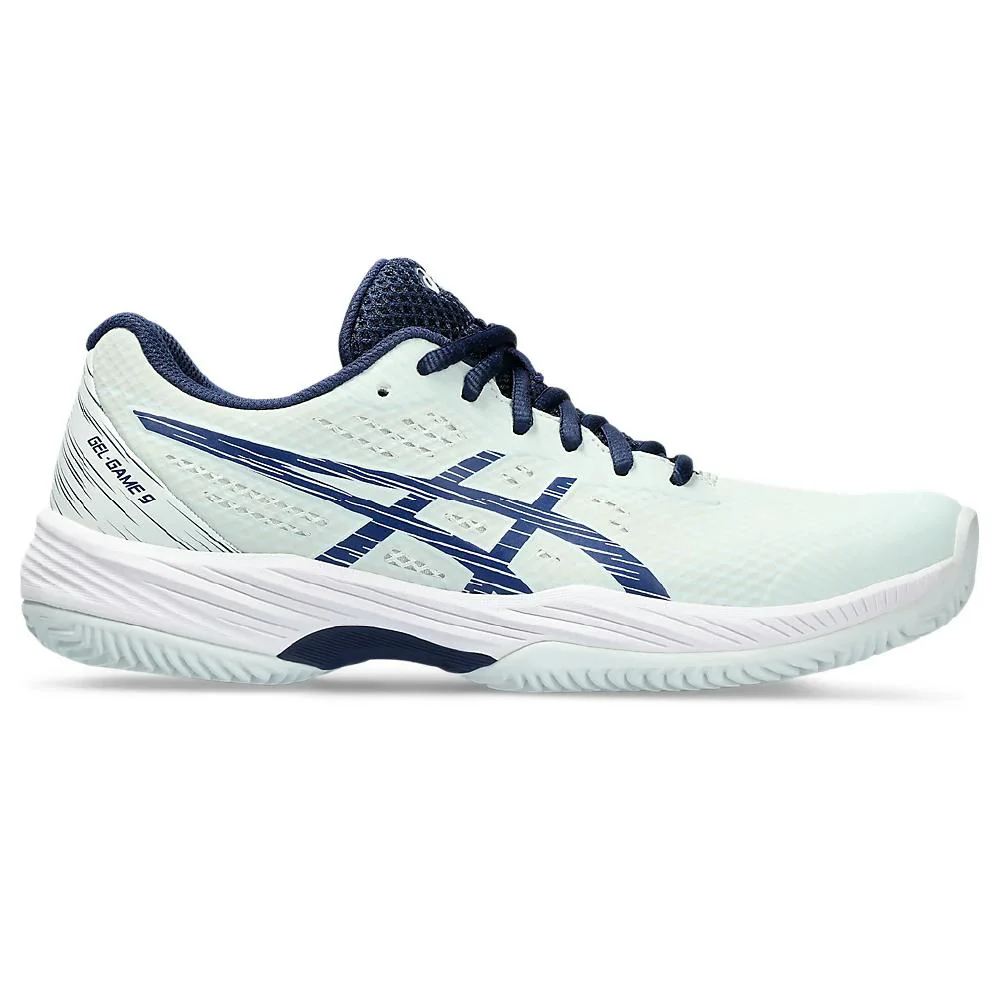 Schuhe für Tennis Frau Asics Gel Game 9 Grün - Image 4