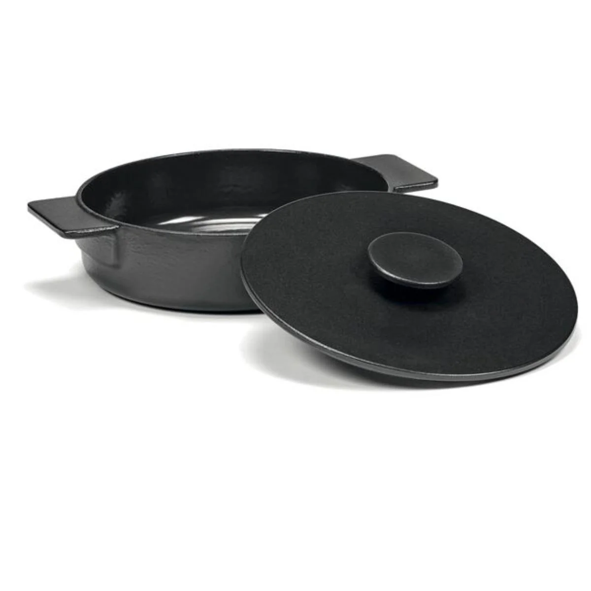 SERAX Topf M Surface Black, Inhalt: 1,7 Liter, Länge: 294 mm, Breite: 230 mm - Image 2