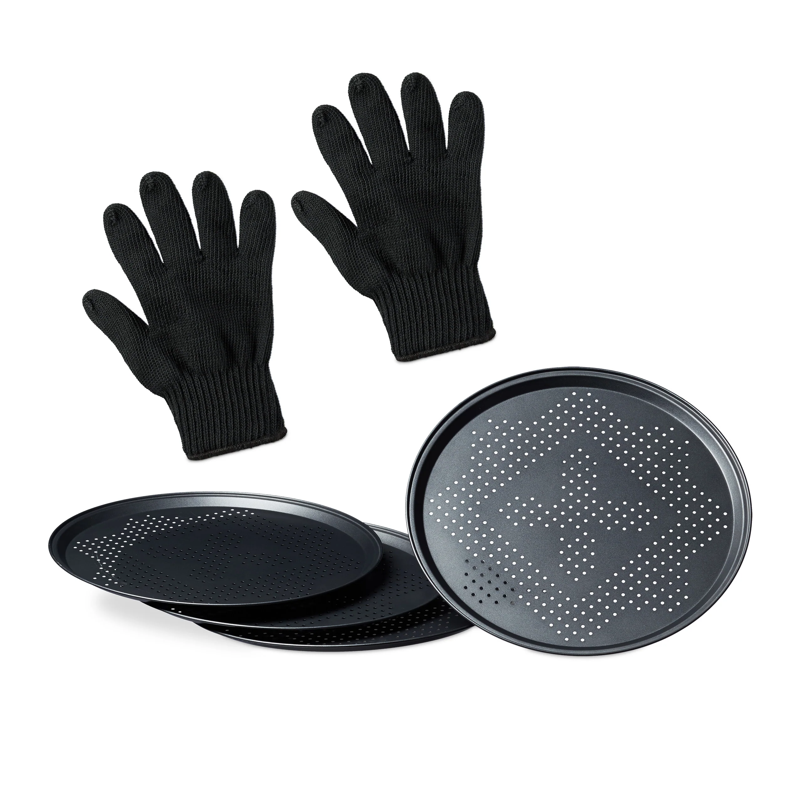 Set Ofenhandschuh 3x Pizzablech