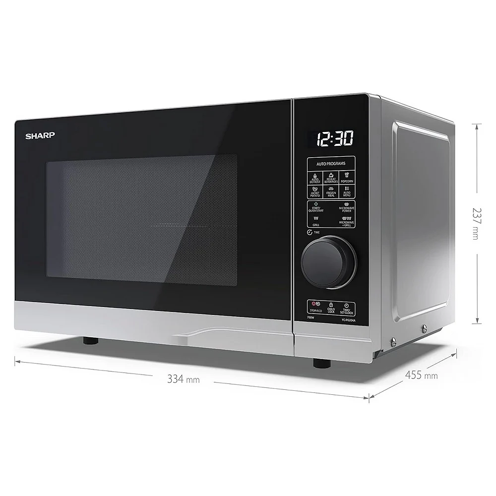 SHARP YC-PG204AE-S Microwelle - Image 2