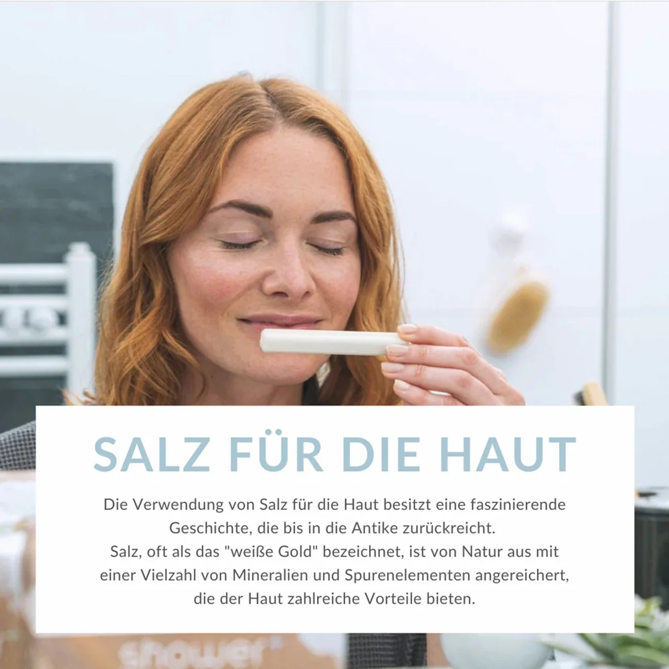 shower+ 30 Salzsticks Mittelmeer Salzdusche Made in Germany gegen gereizte Haut - Image 4