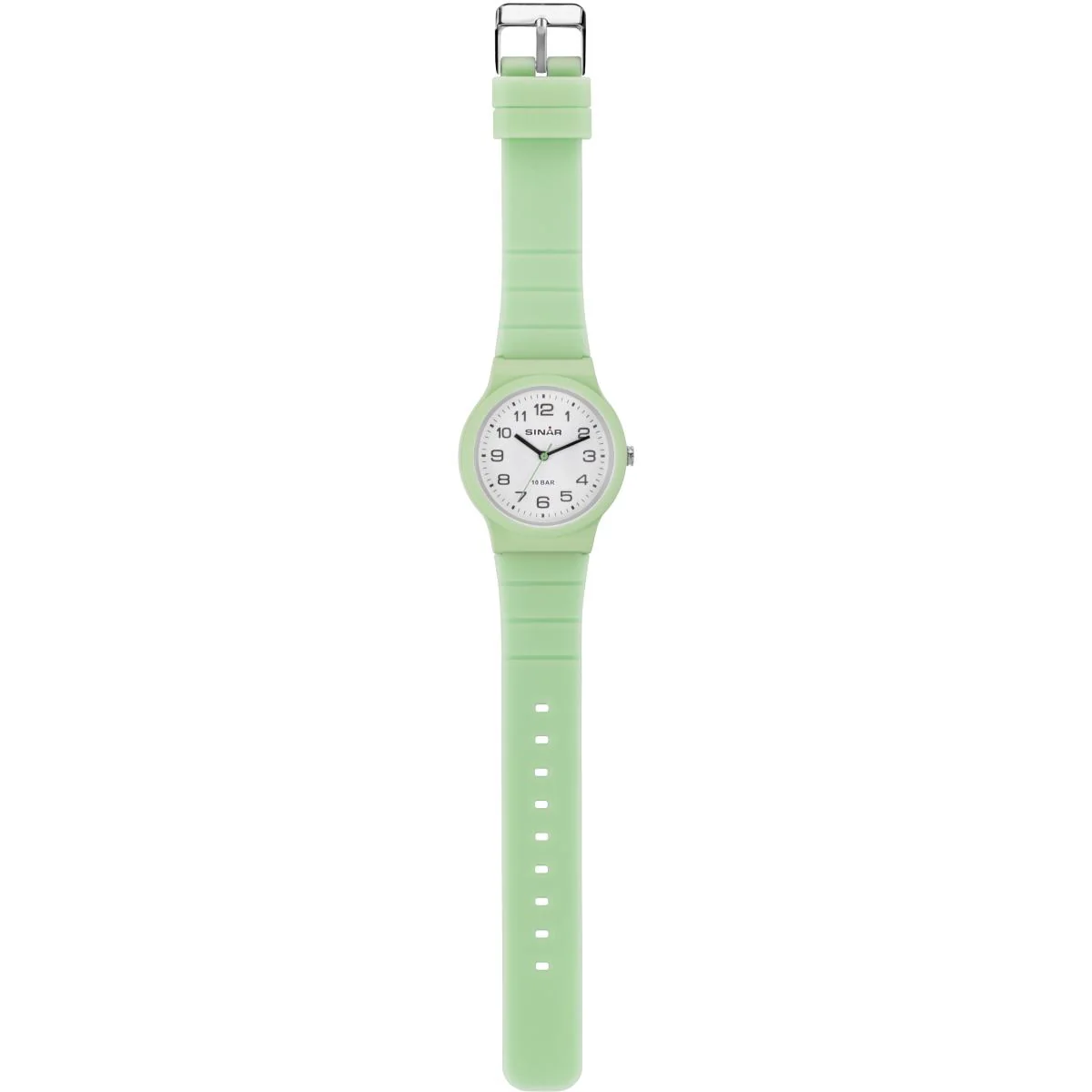 SINAR Jugenduhr Armbanduhr Analog Quarz Mädchen Silikonband XB-18-3 Mint - Image 2