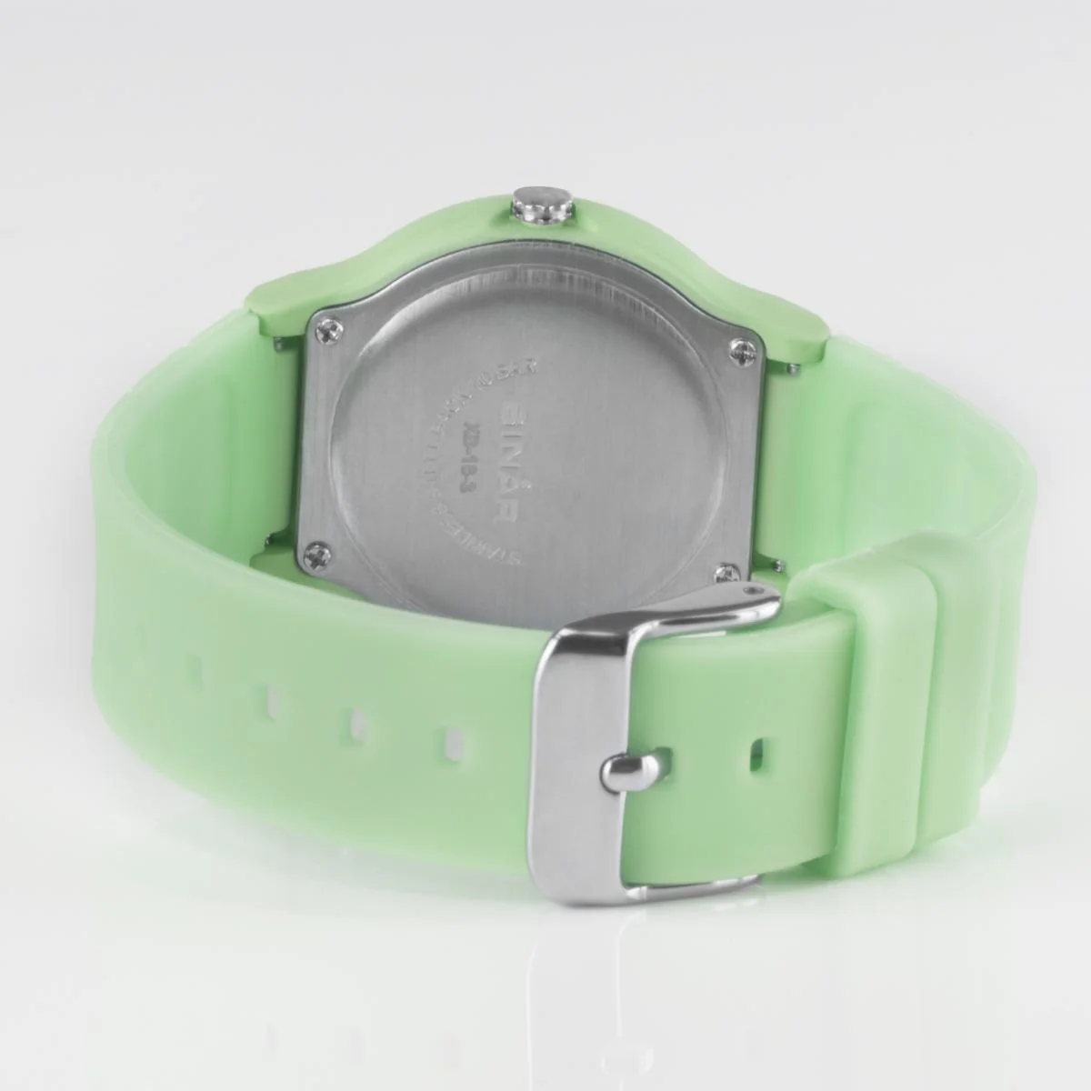 SINAR Jugenduhr Armbanduhr Analog Quarz Mädchen Silikonband XB-18-3 Mint - Image 3