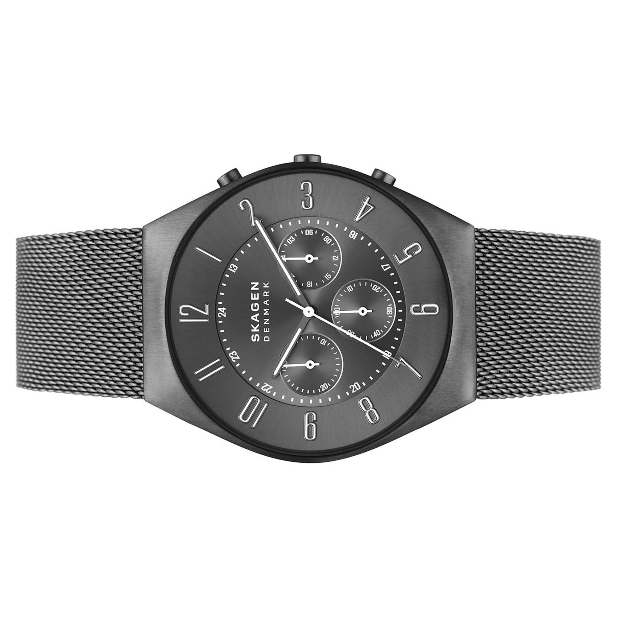 Skagen Herren Uhr Armbanduhr Chronograph Grenen Edelstahl SKW6821 - Image 2