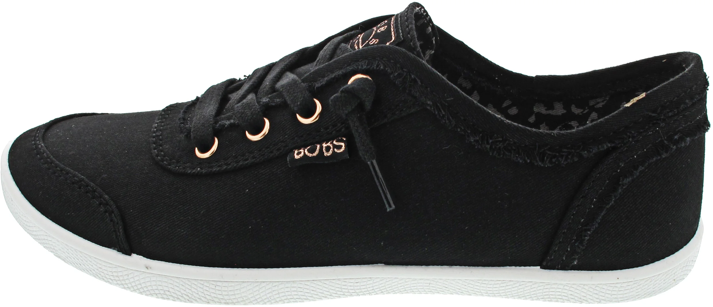 Skechers Bobs B Cute Leinenschuh Schwarz