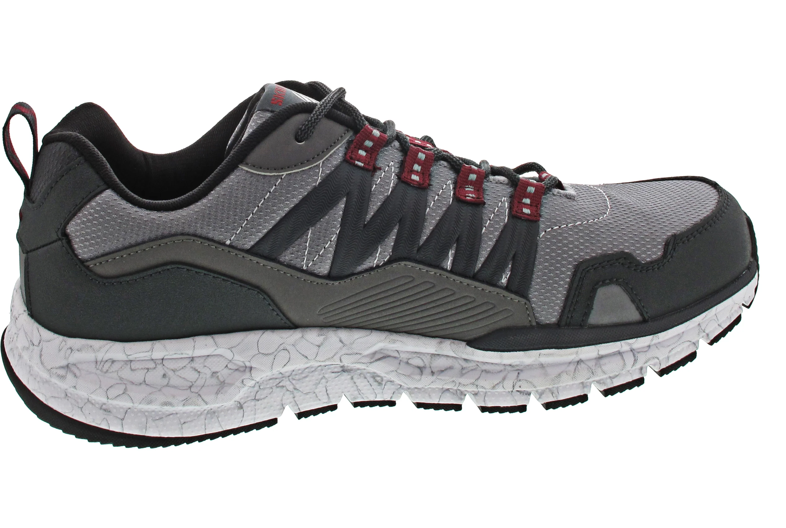 Skechers Escape Plan 2.0 sportlicher Schnürer Grau - Image 3
