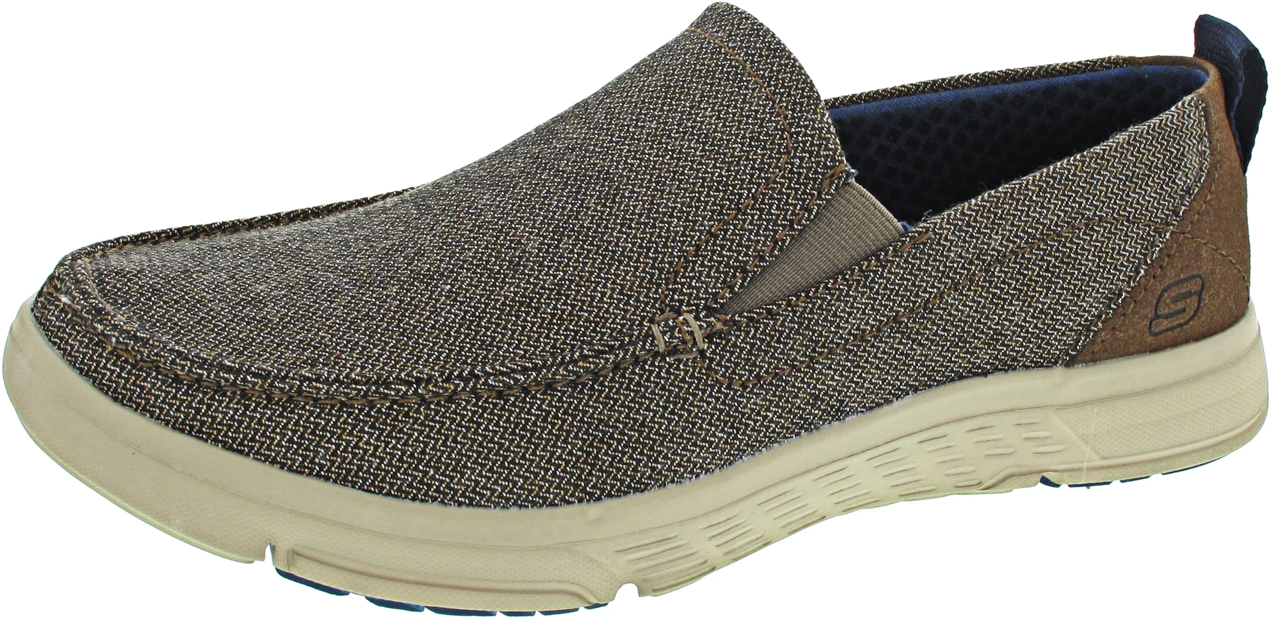 Skechers Moogen Orado Herren Slipper braun - Image 3