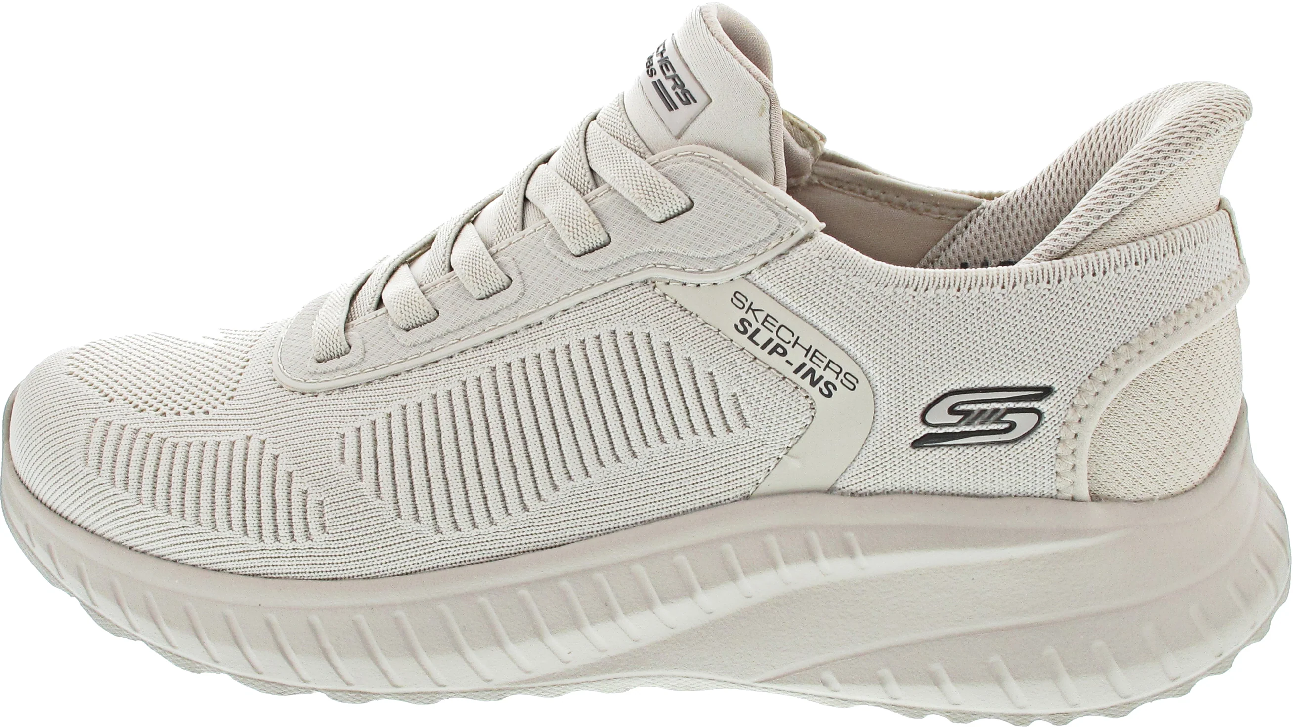 Skechers Slip-Ins:Bob Squad Chaos Slipper Beige - Image 13