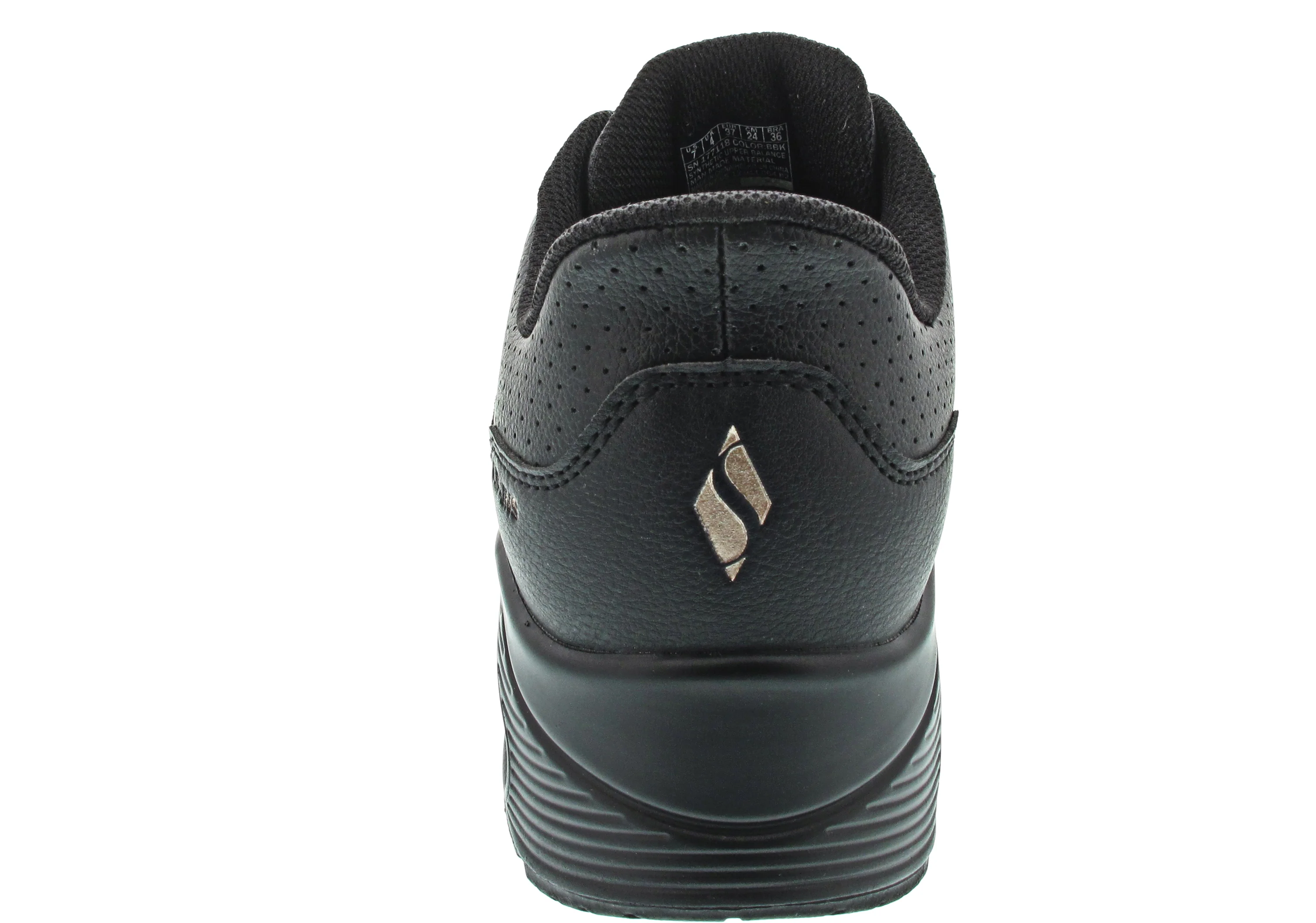 Skechers Slip-Ins:Uno-Banksia Luxe Slipper Schwarz - Image 12