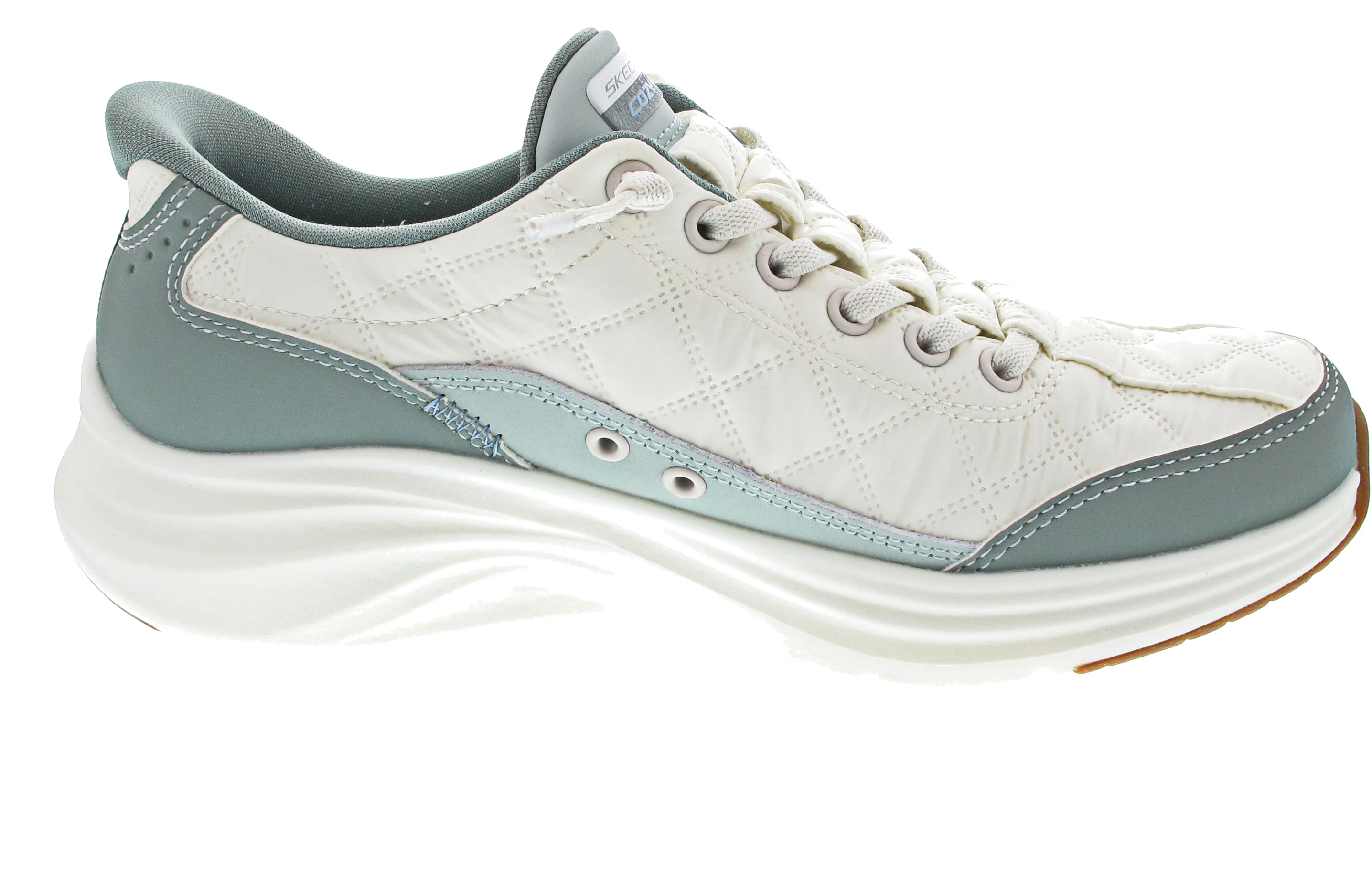 Skechers SlipIns: Contour Foam Slipper Grün - Image 13